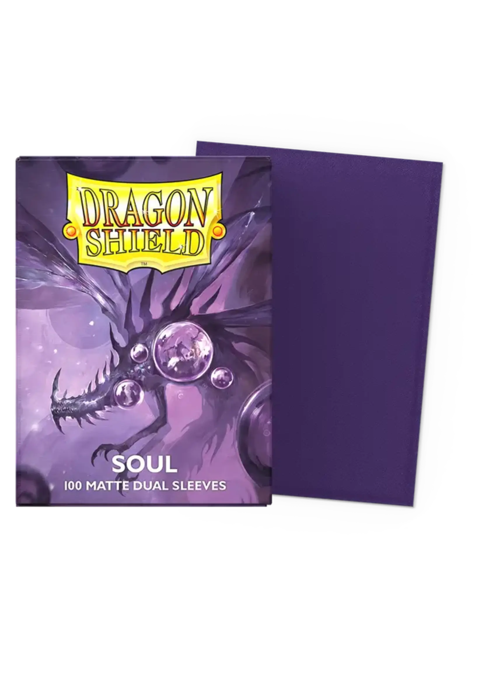 DRAGON SHIELD Dragon Shield -100 Matte Dual Sleeves - Soul