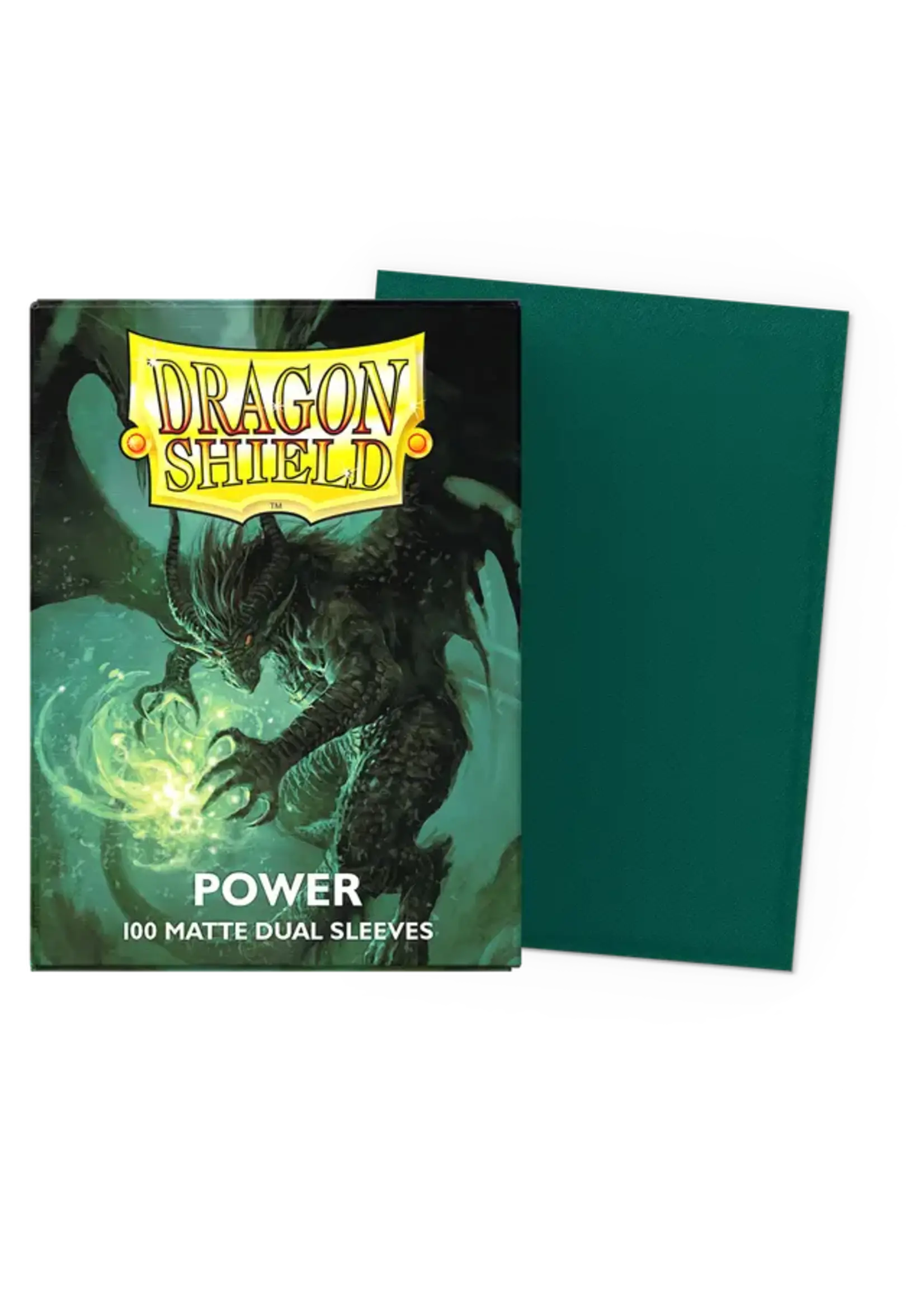 DRAGON SHIELD Dragon Shield - 100 Matte Dual Sleeves - Power