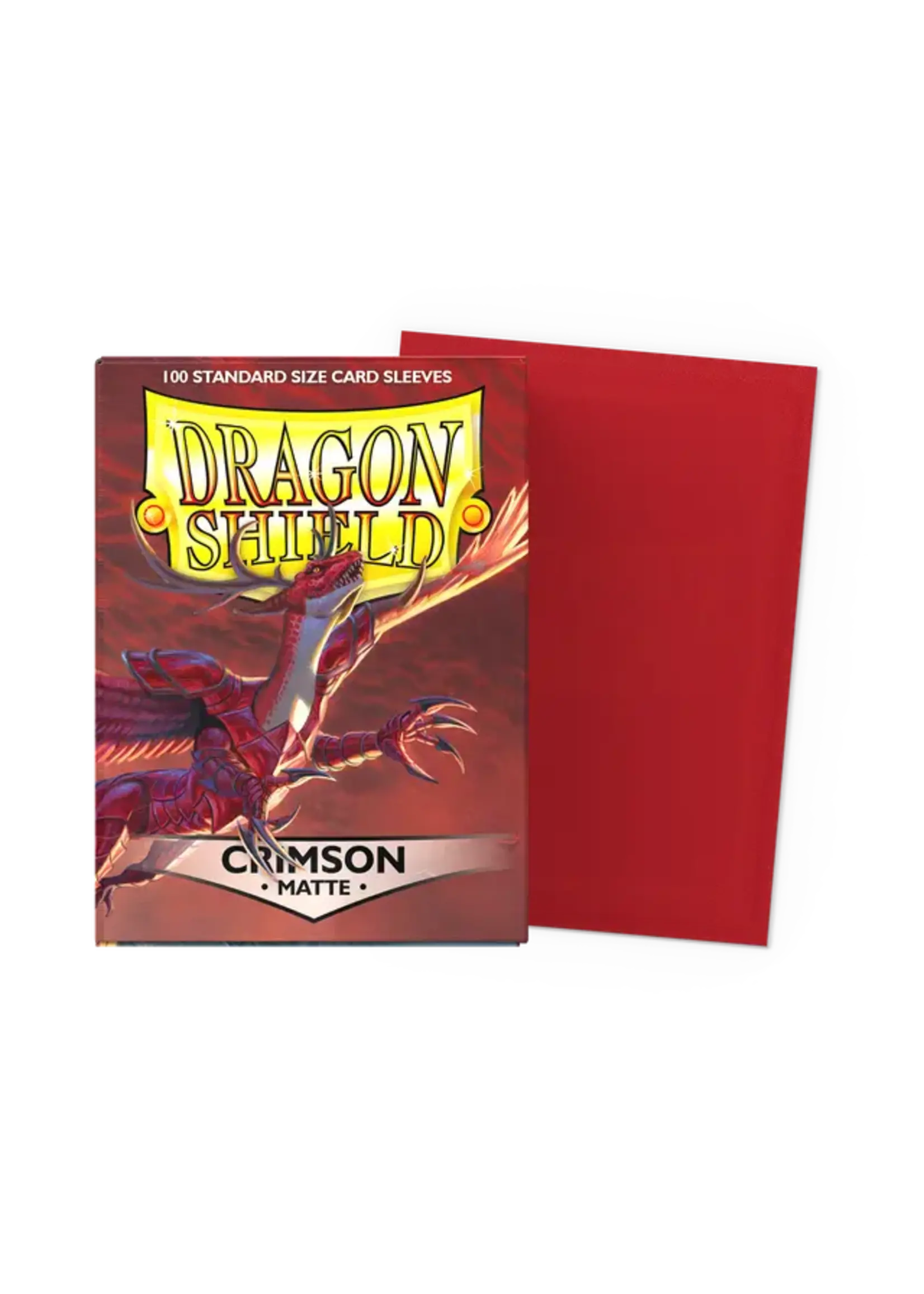 DRAGON SHIELD Dragon shield - 100 Classic Sleeves : Crimson