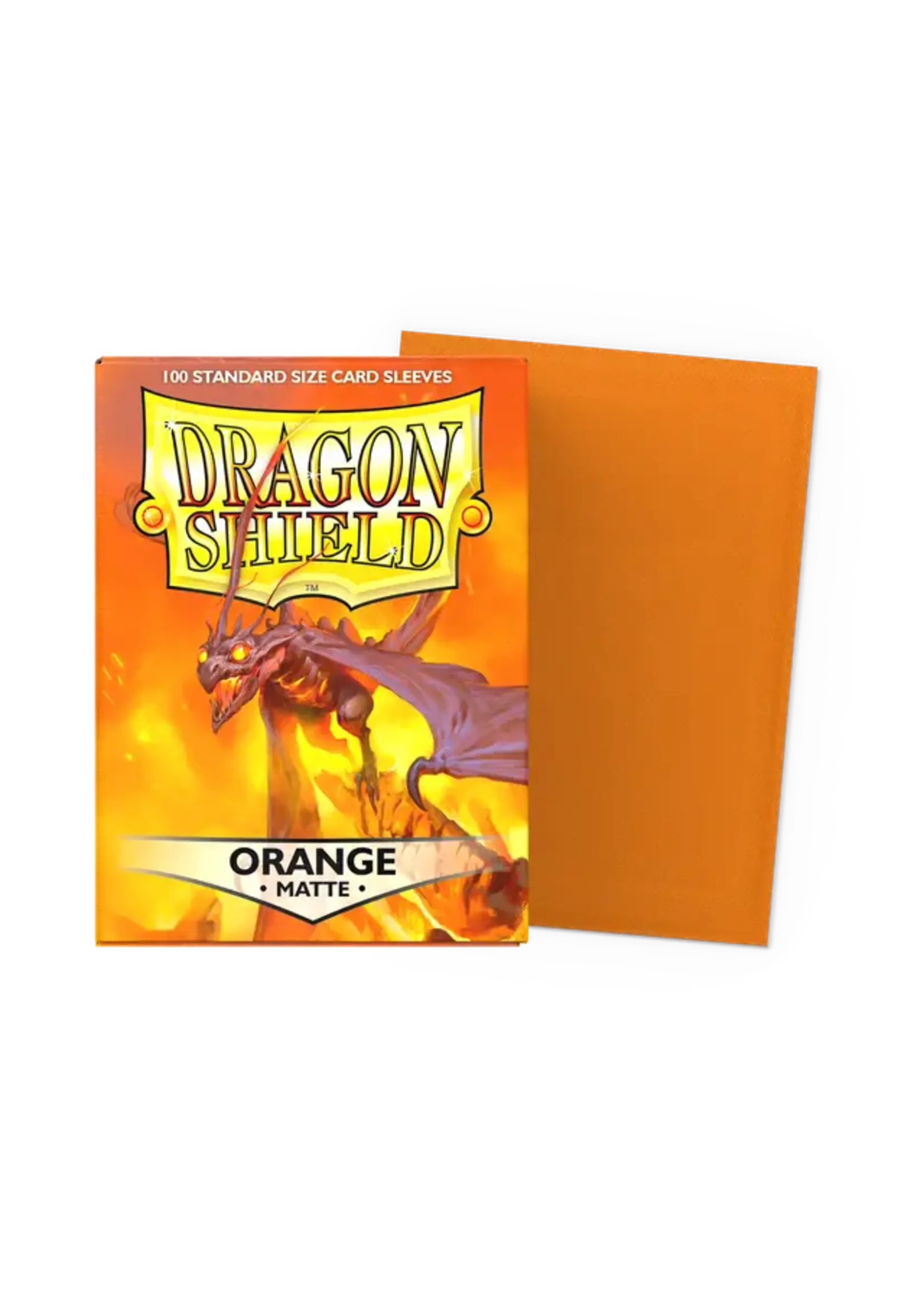DRAGON SHIELD Dragon Shield - 100 Matte Sleeves: Orange