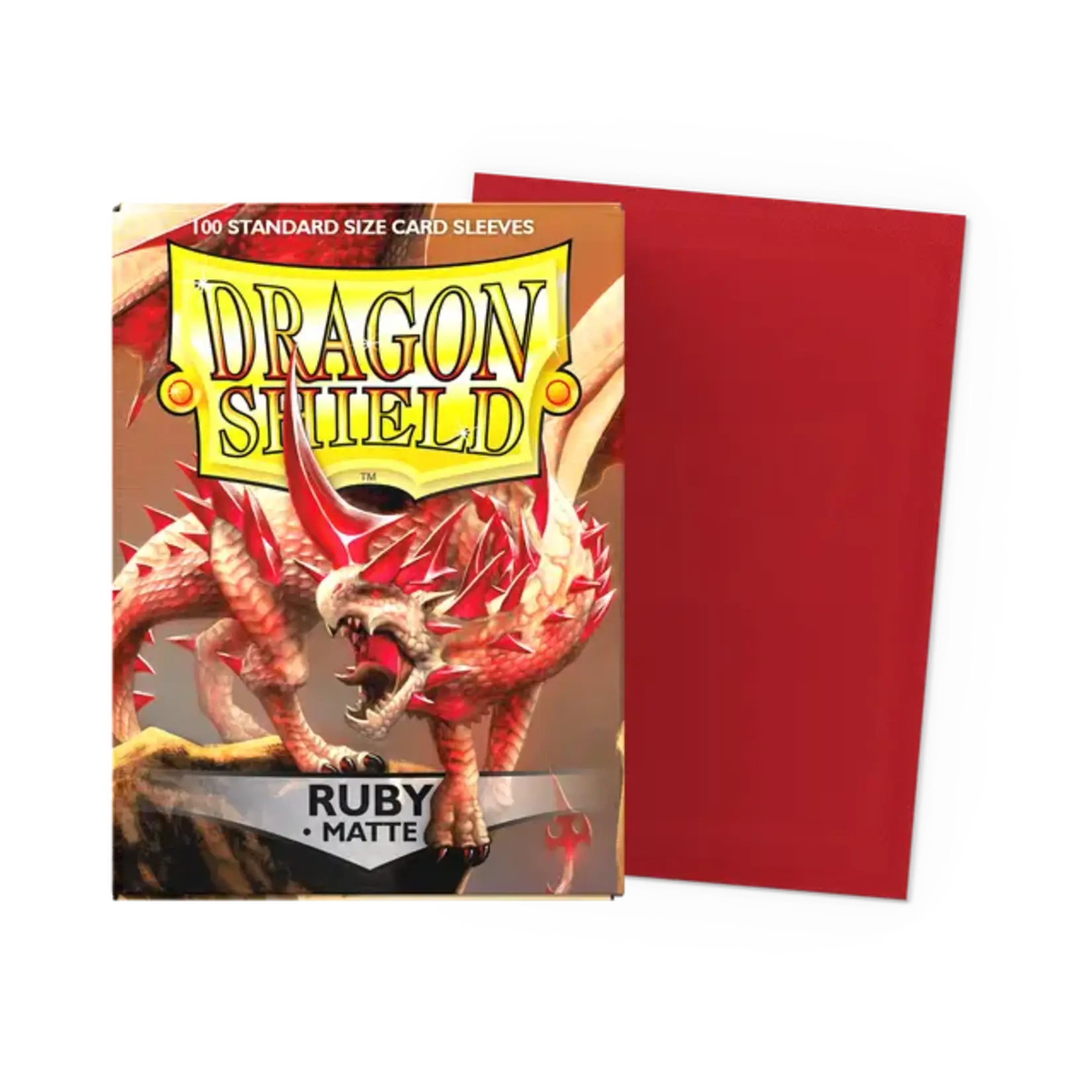 DRAGON SHIELD Dragon Shield - 100 Matte Sleeves: Ruby