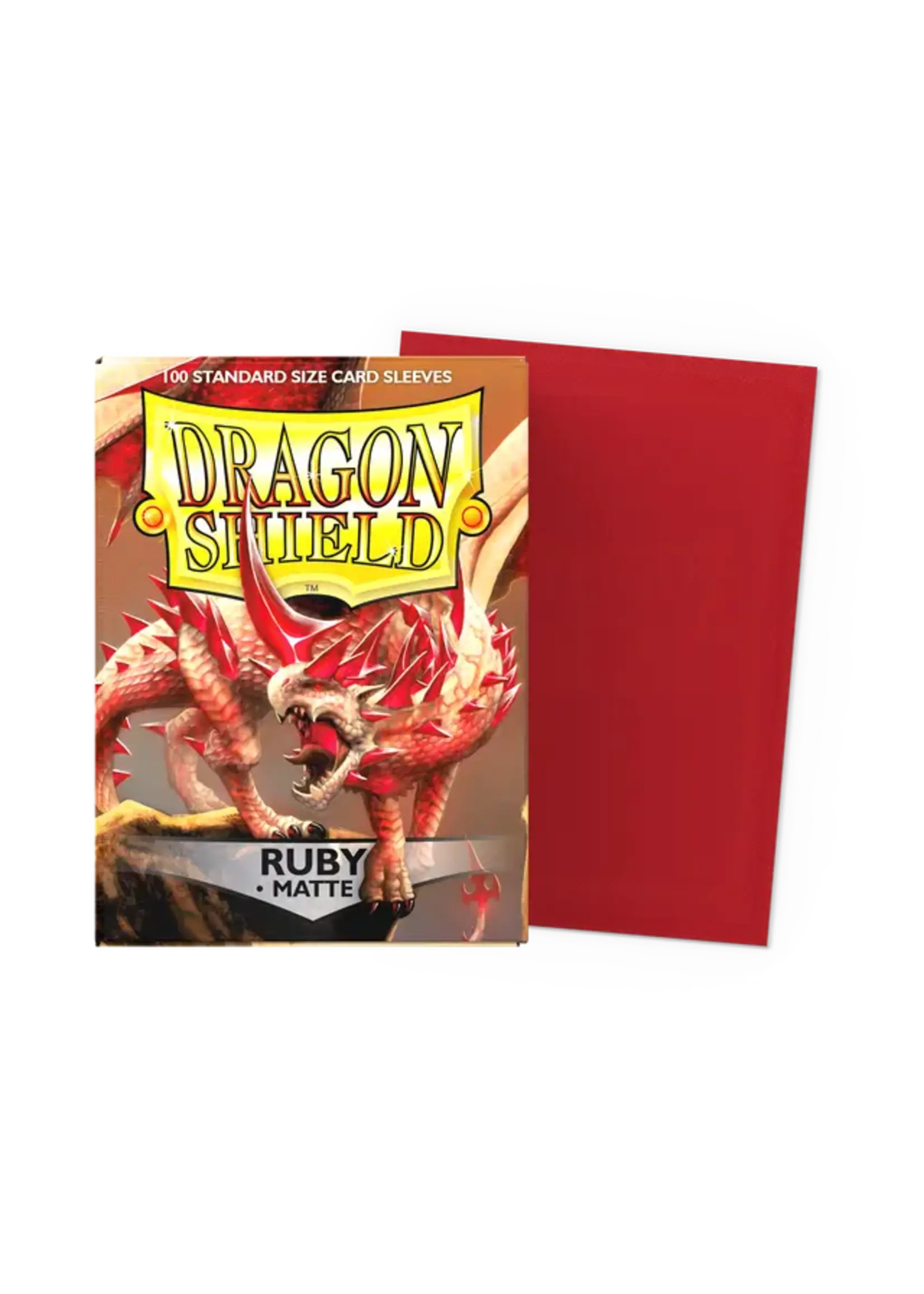 DRAGON SHIELD Dragon Shield - 100 Matte Sleeves: Ruby
