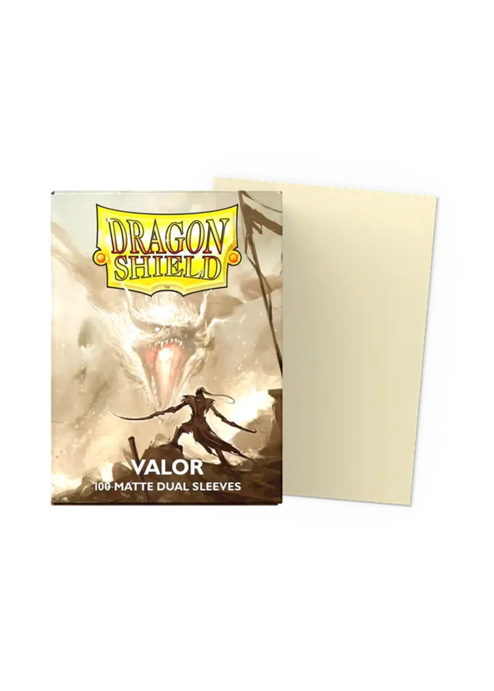 DRAGON SHIELD Dragon Shield - 100 Matte Dual Sleeves Sleeves: Valor