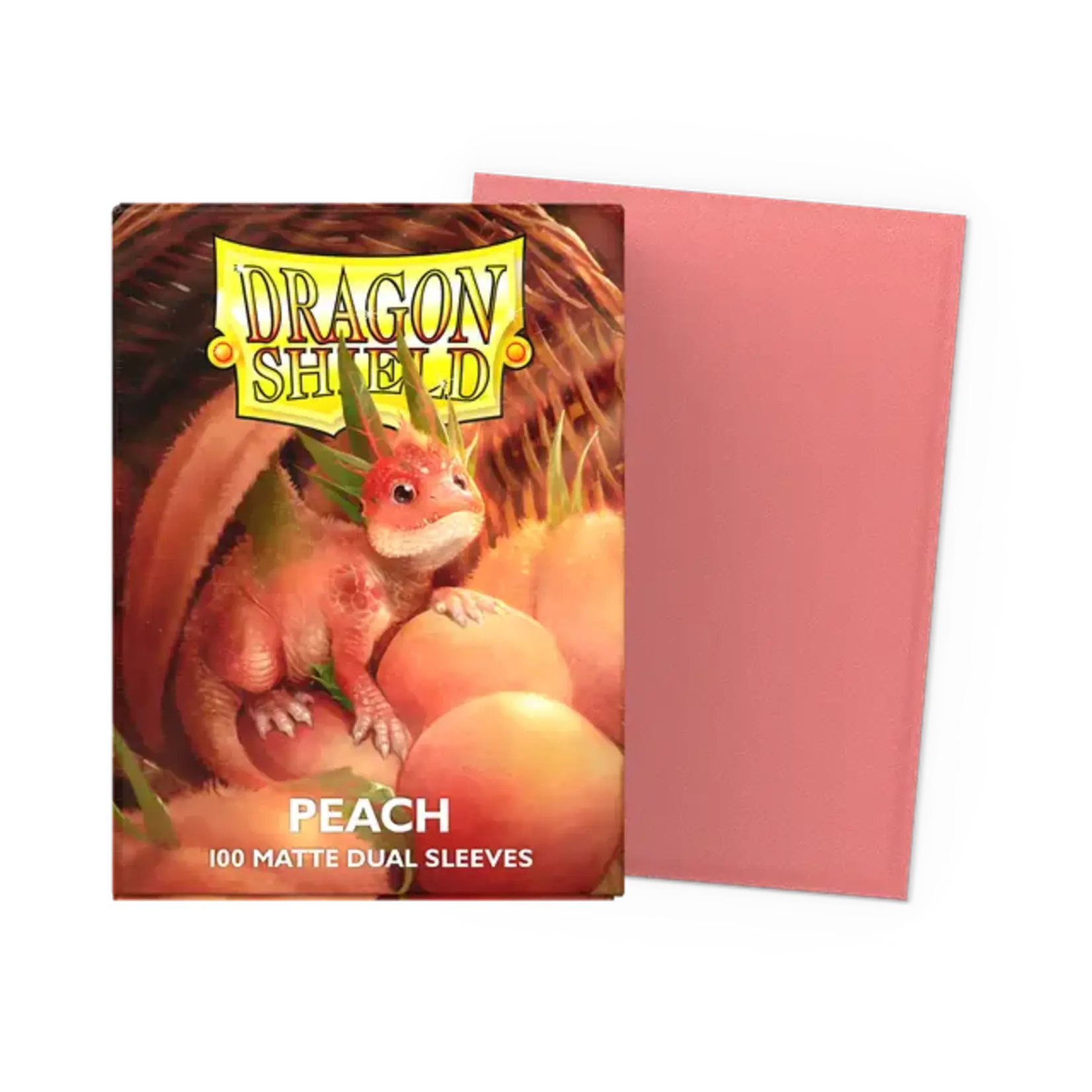 DRAGON SHIELD Dragon Shield  Matte Dual Sleeves: Peach