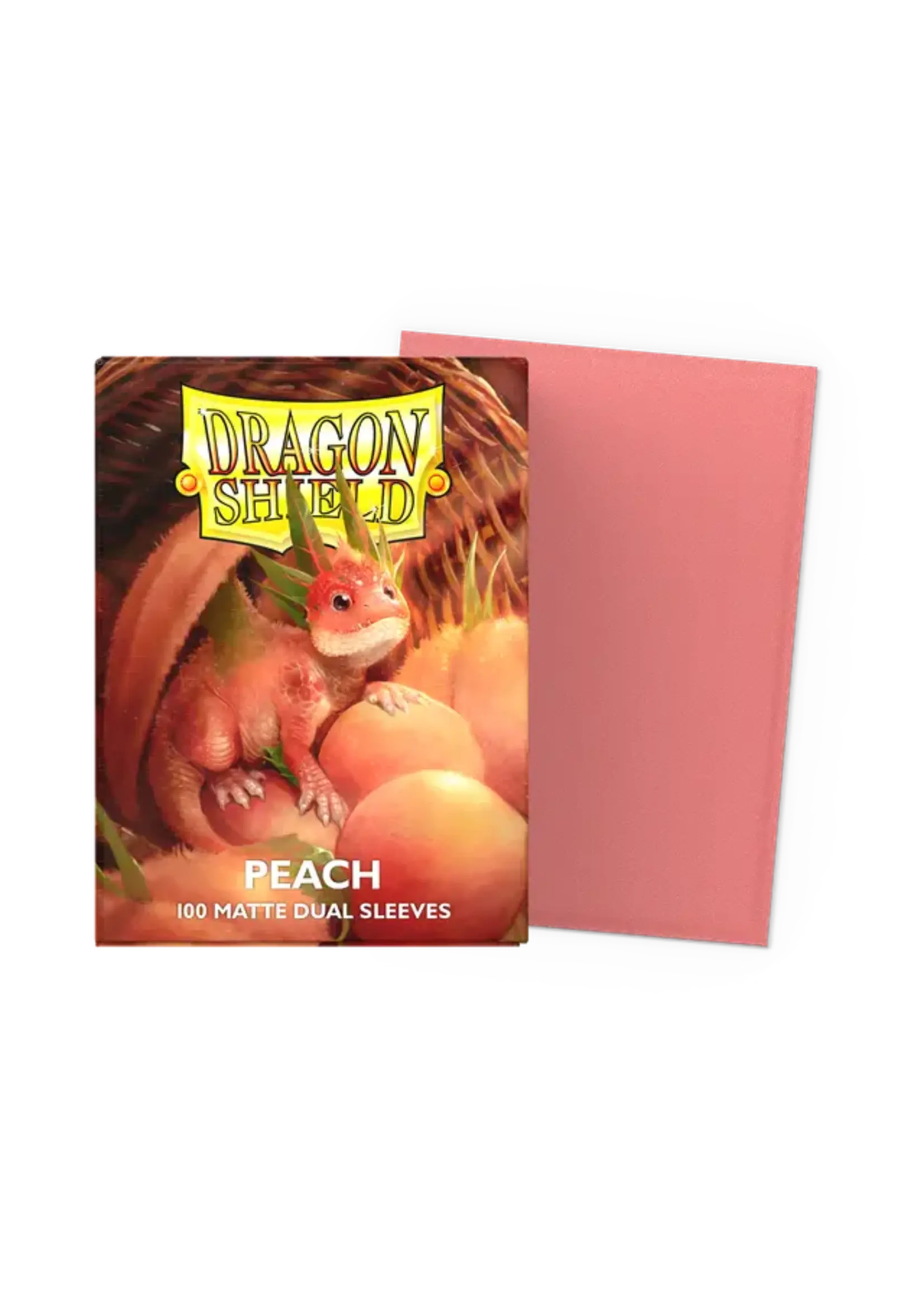 DRAGON SHIELD Dragon Shield  Matte Dual Sleeves: Peach