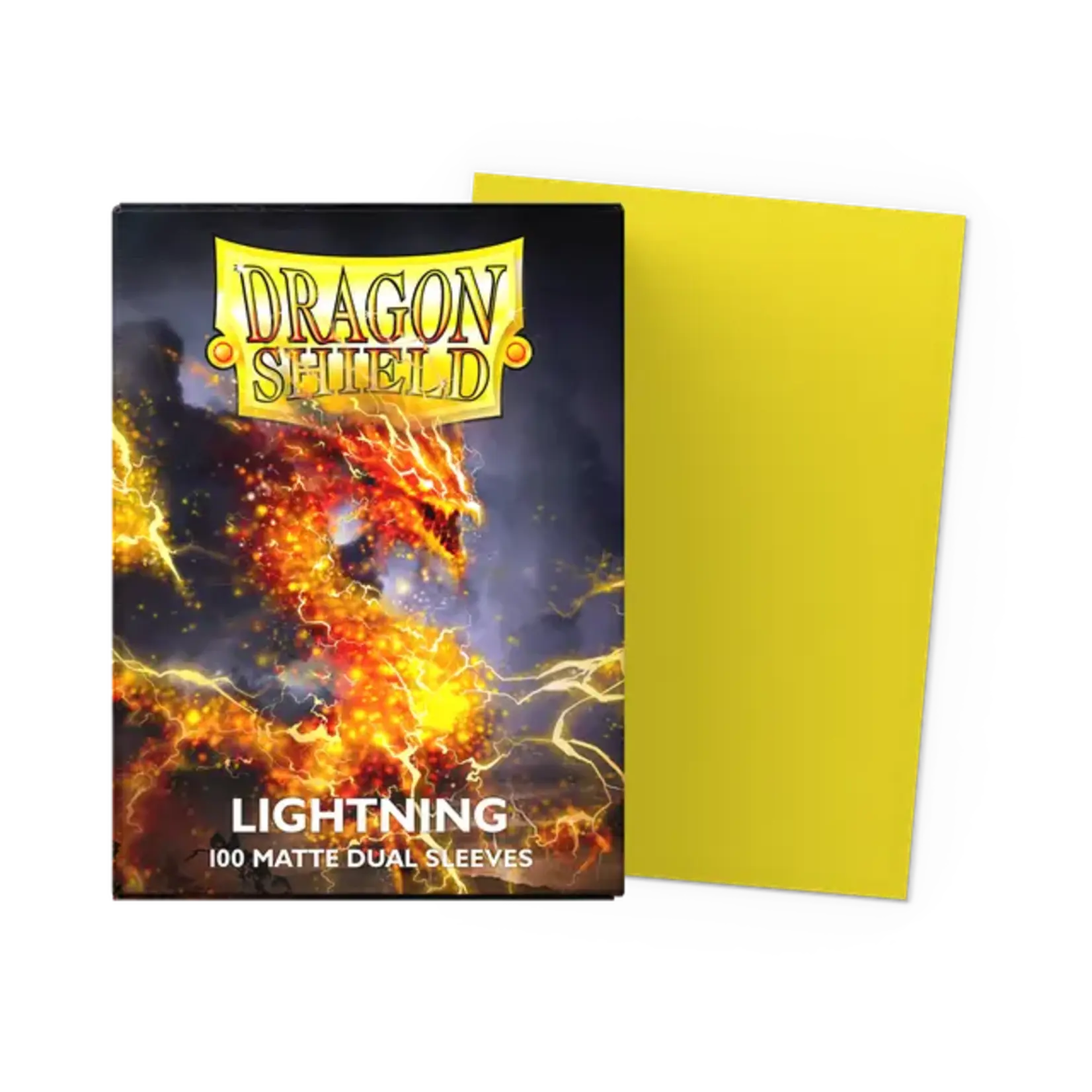 DRAGON SHIELD Dragon Shield - 100  Matte Dual Sleeves: Lightning 'Ailia'