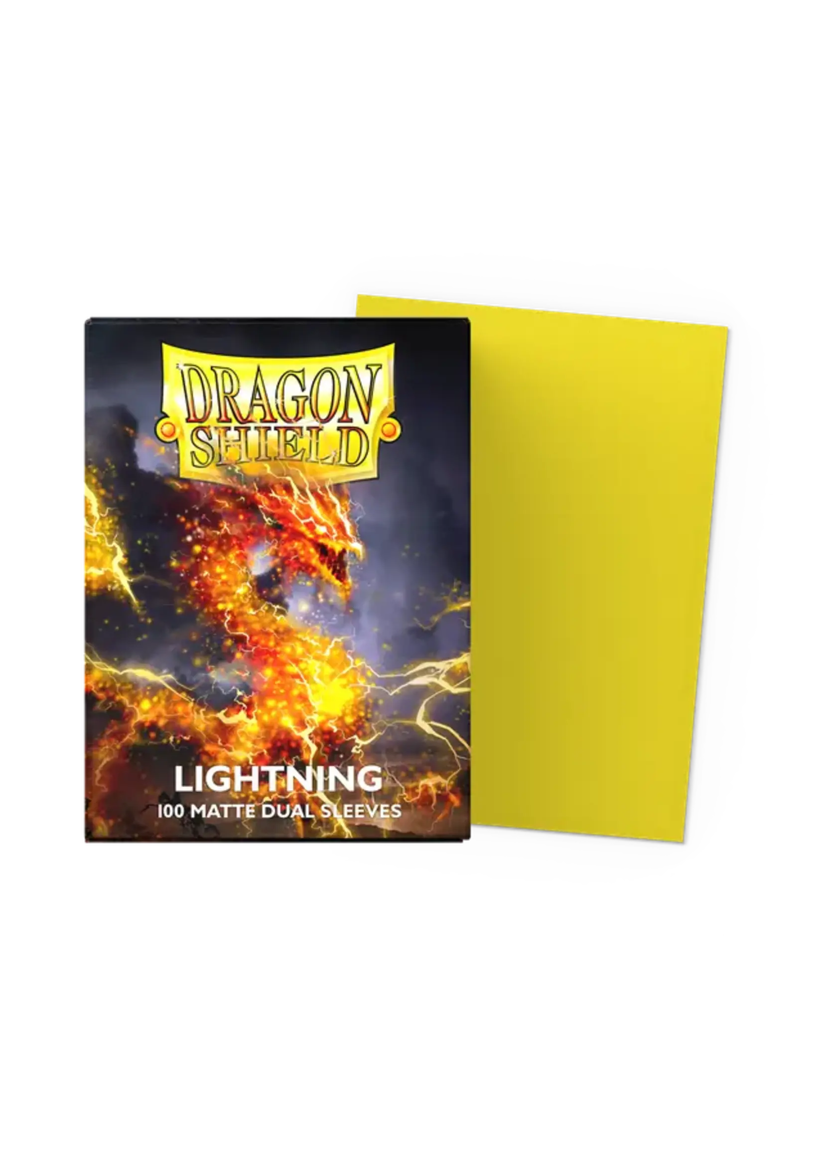 DRAGON SHIELD Dragon Shield - 100  Matte Dual Sleeves: Lightning 'Ailia'