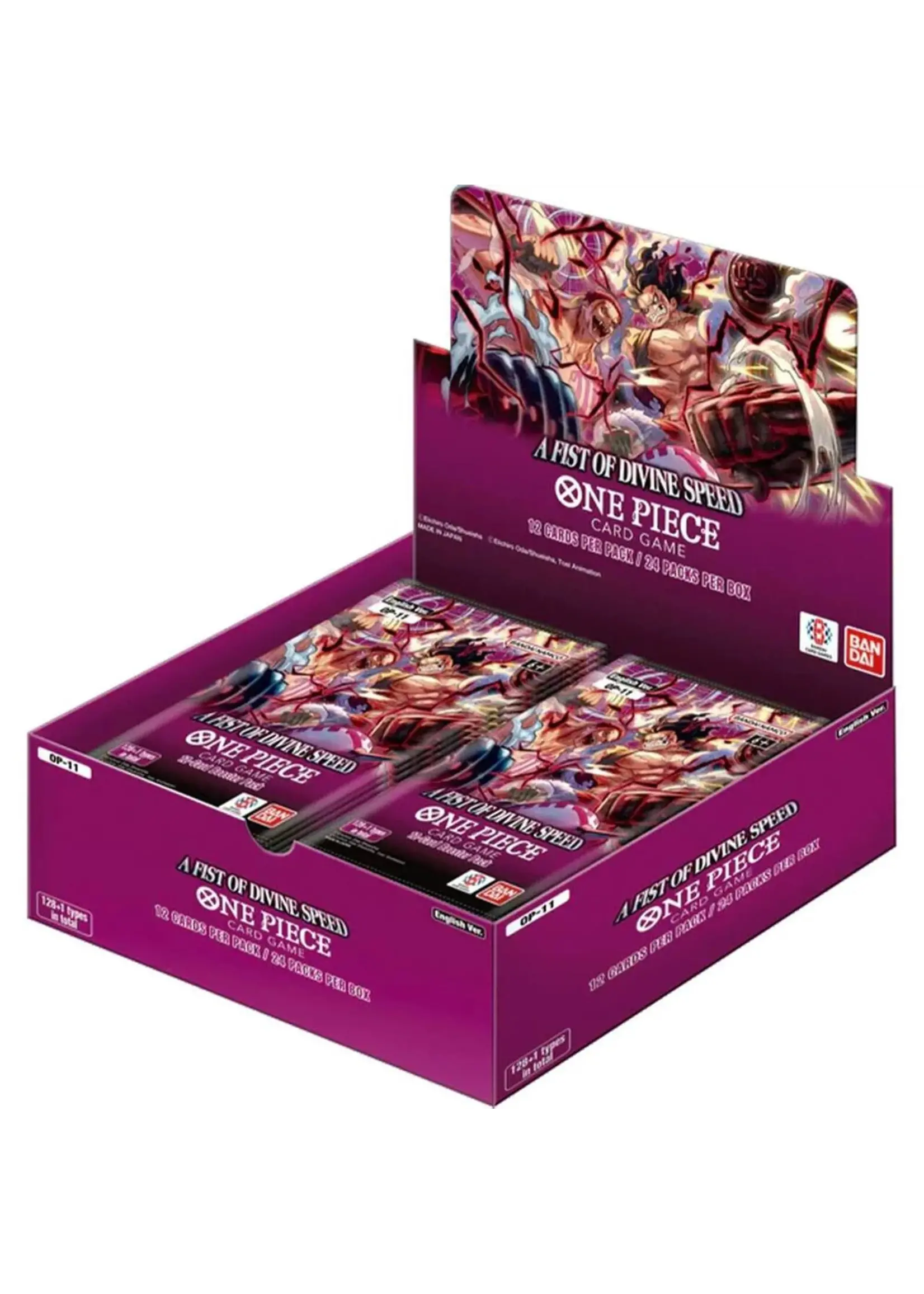 ONE PIECE One Piece: OP11 - A Fist Of Divine Speed - Booster Display