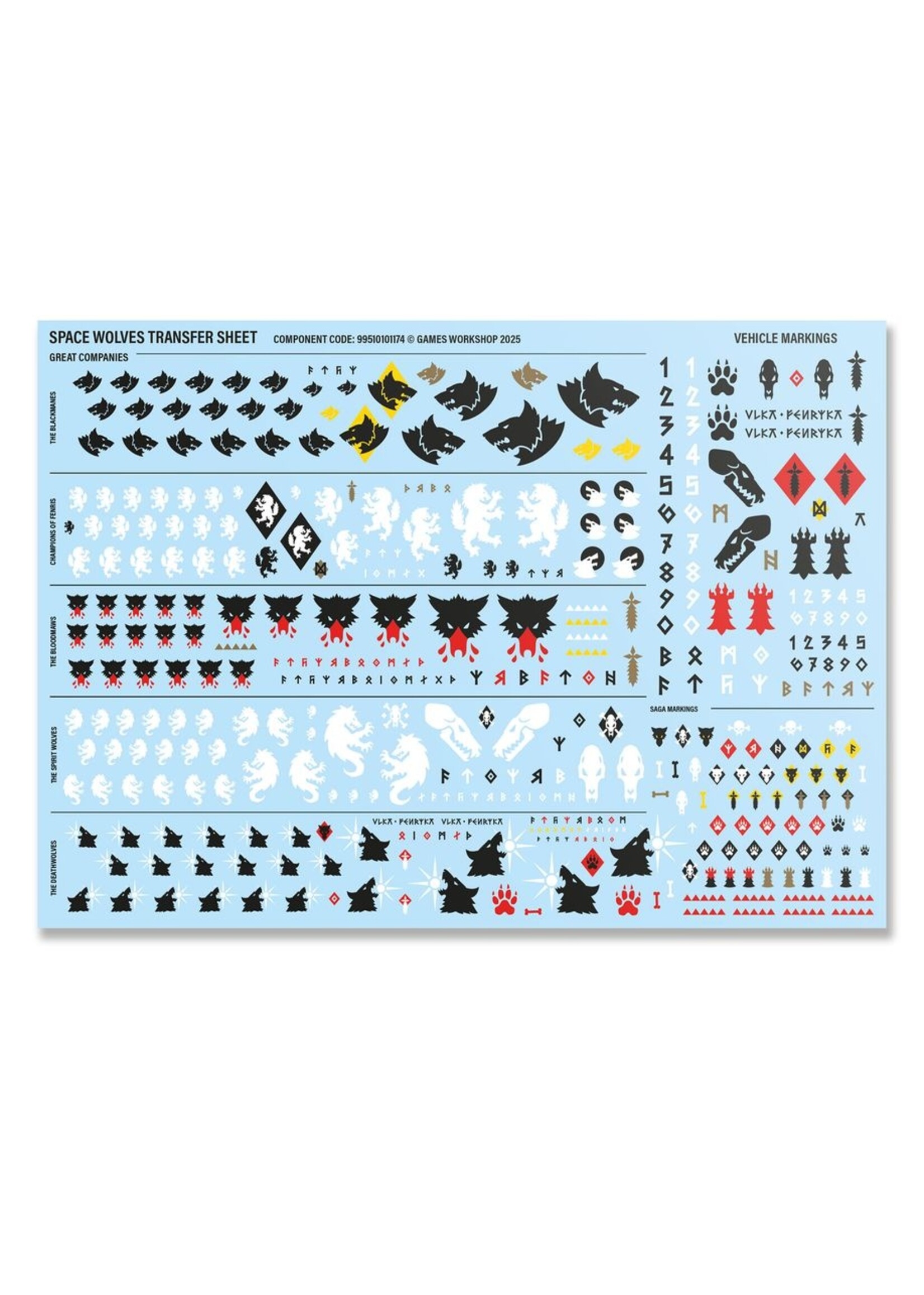Warhammer: 40.000 Space Wolves Army Set (English)