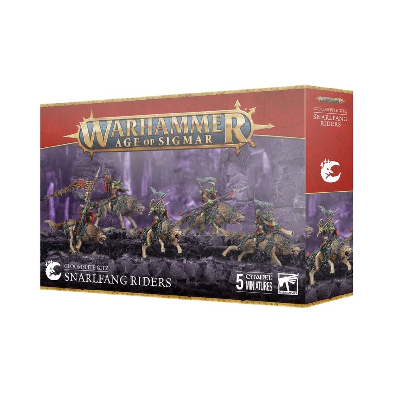 Warhammer: age of sigmar Gloomspite Gitz: Snarlfang Riders