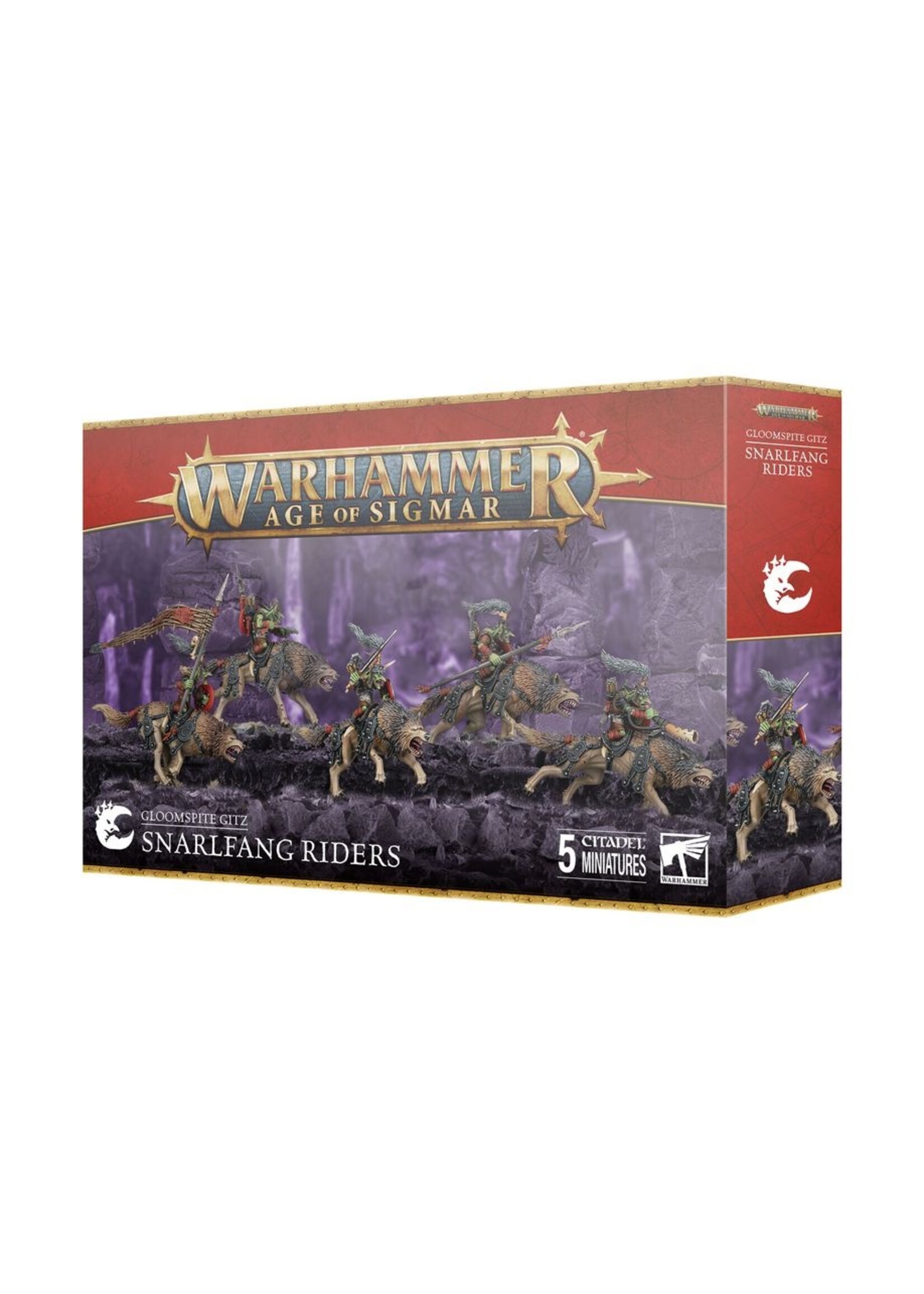 Warhammer: age of sigmar Gloomspite Gitz: Snarlfang Riders