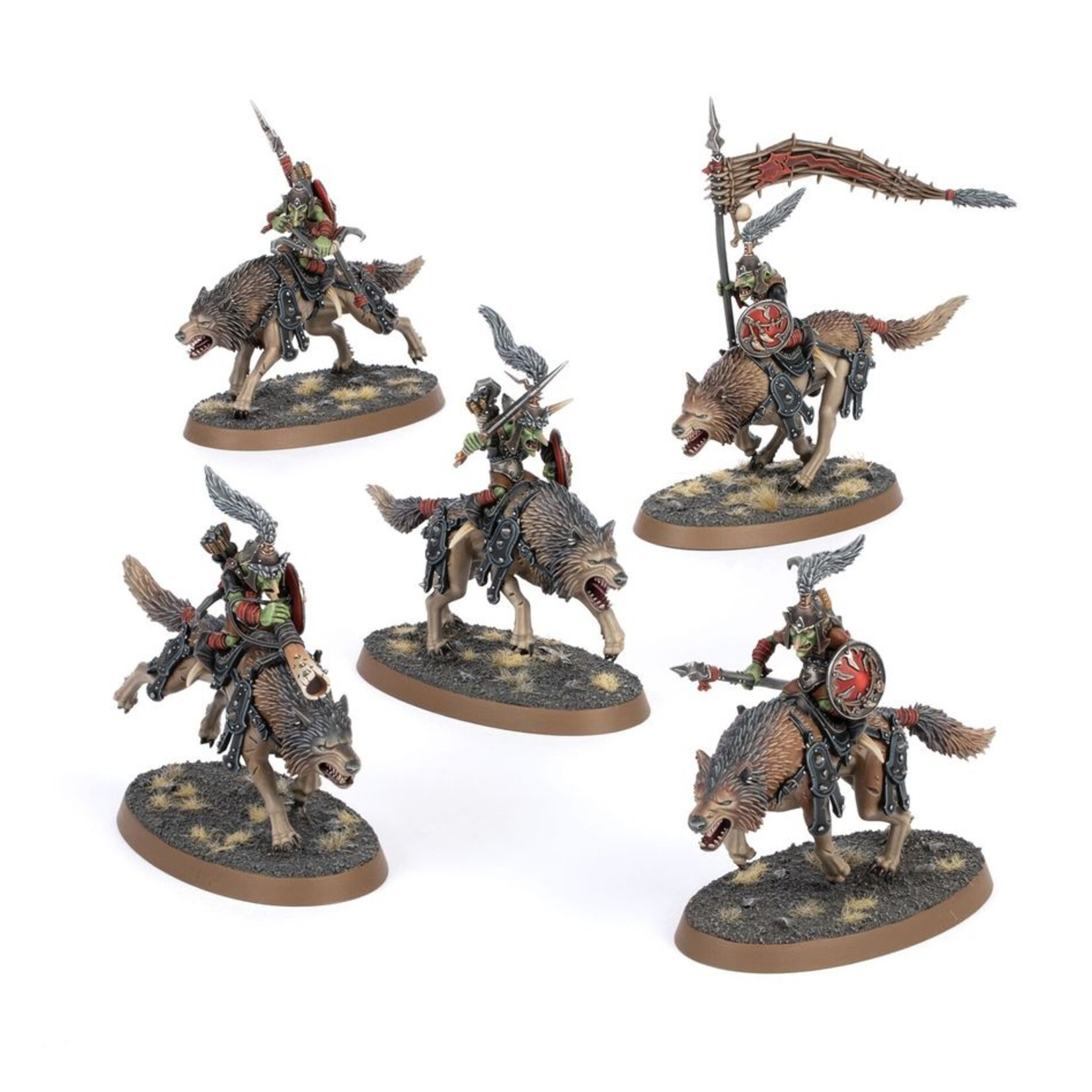 Warhammer: age of sigmar Gloomspite Gitz: Snarlfang Riders