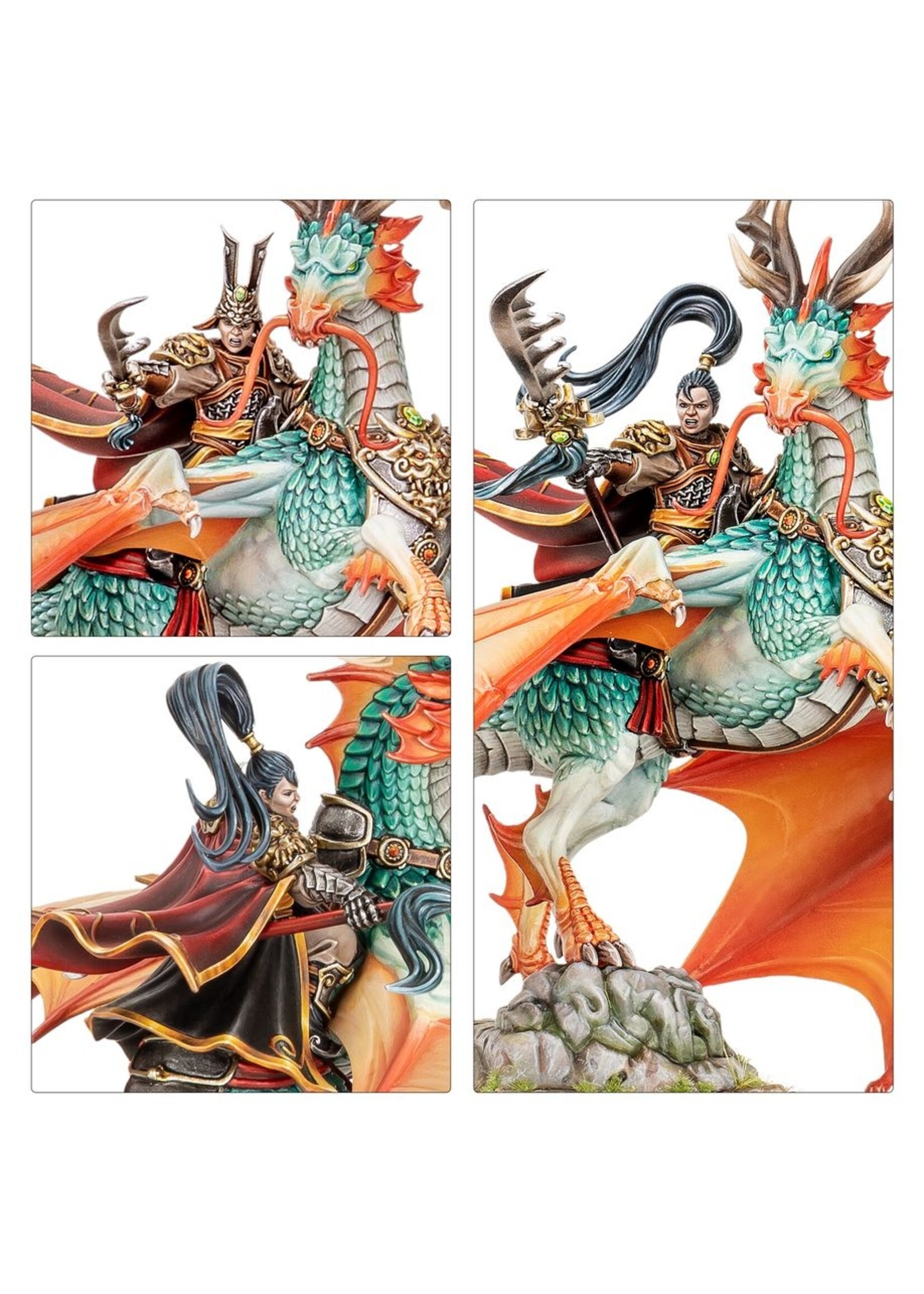warhammer the old world (Pre-orders ship on 5/7/2025) Shugengan Lord on Great Spirit Longma