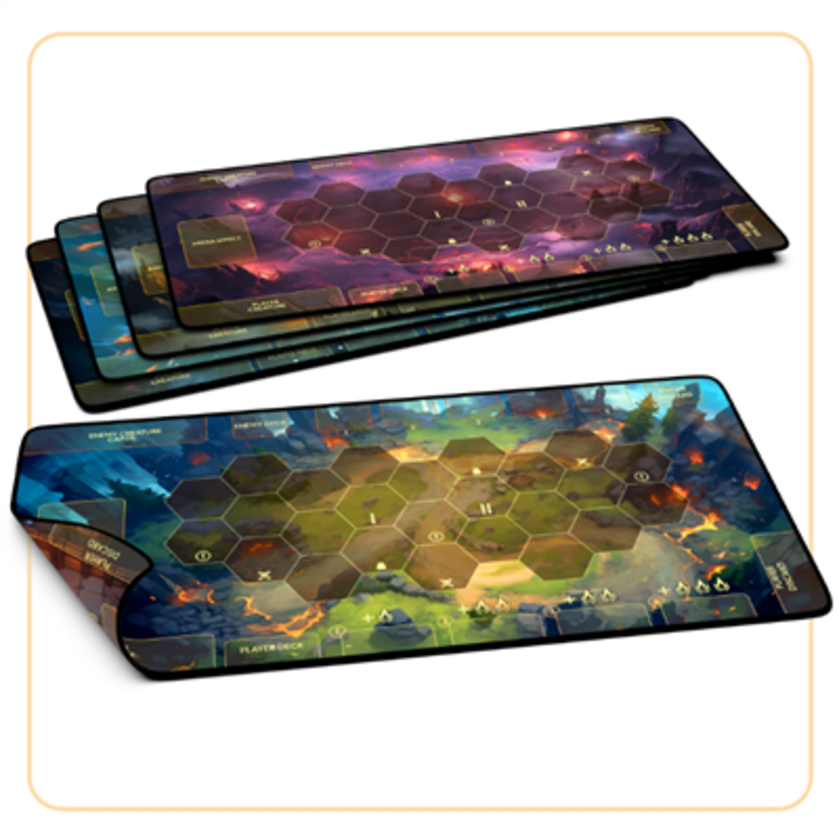 Awaken Realms Dragon Eclipse - Arena Playmats set