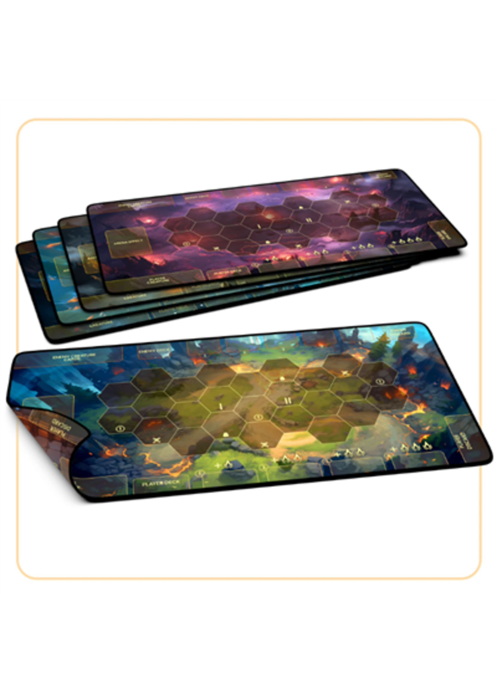 Awaken Realms Dragon Eclipse - Arena Playmats set