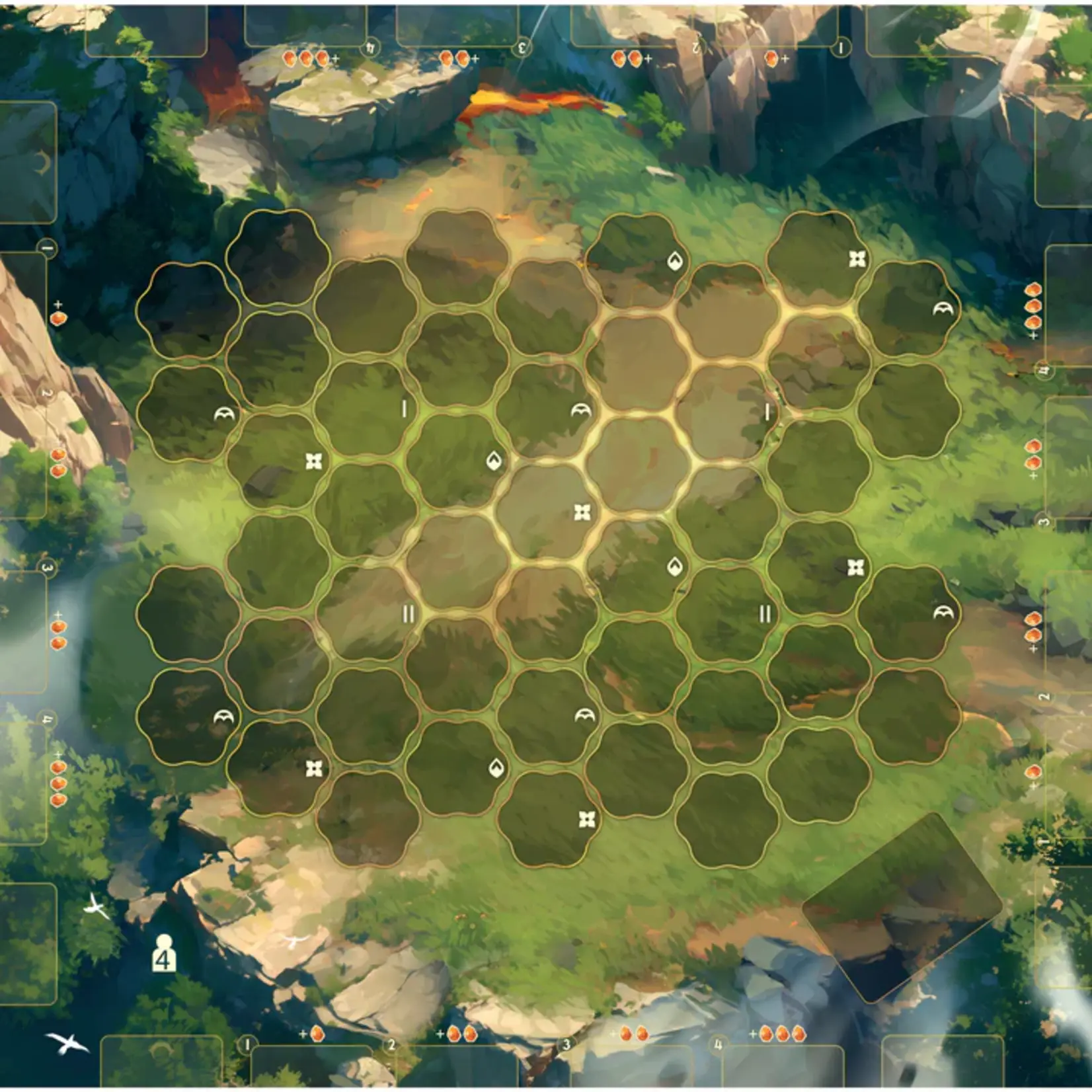 Awaken Realms Dragon Eclipse - Untamed Areana Playmat