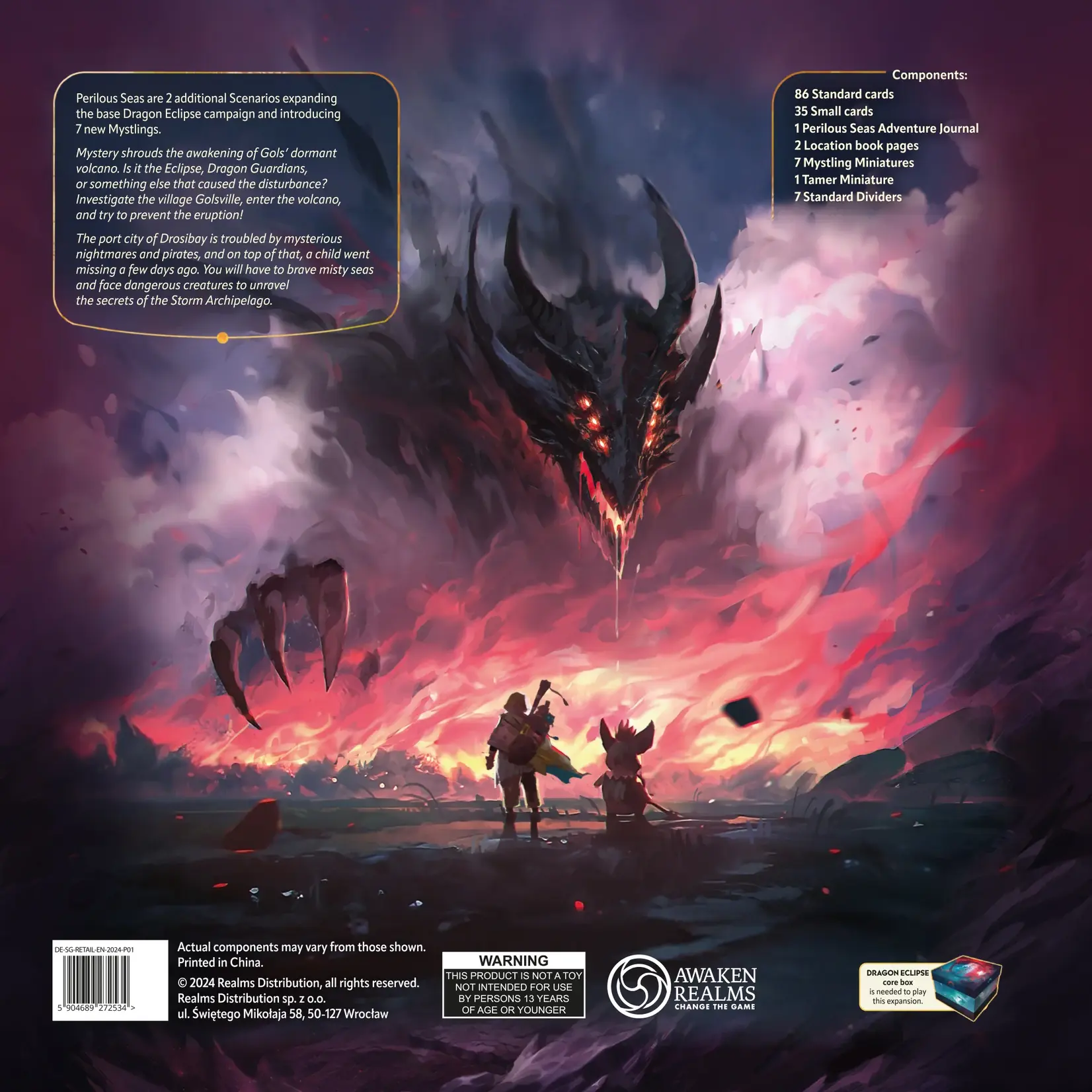 Awaken Realms Dragon Eclipse -  Perilous Seas - Stretch Goals box - EN