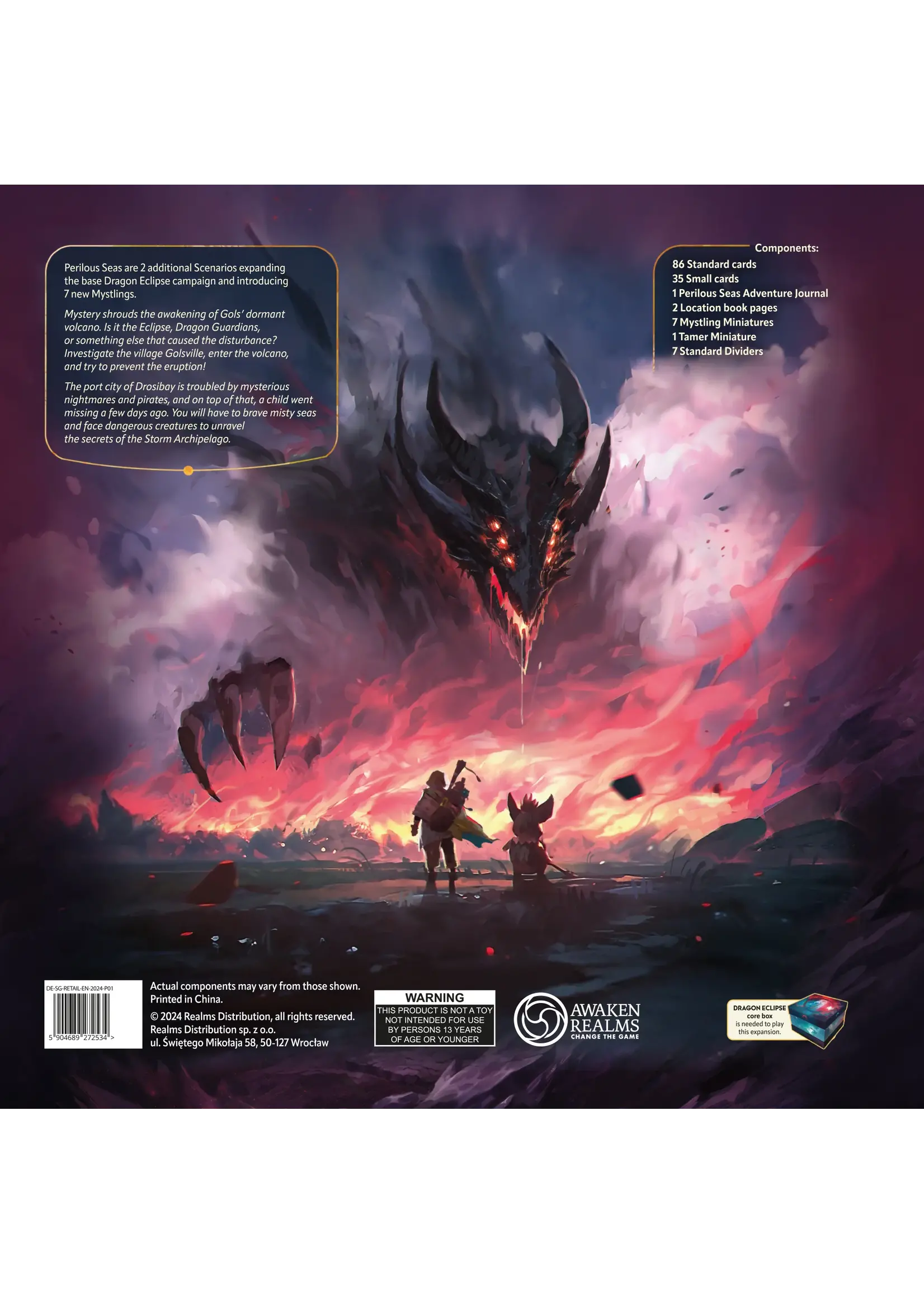 Awaken Realms Dragon Eclipse -  Perilous Seas - Stretch Goals box - EN