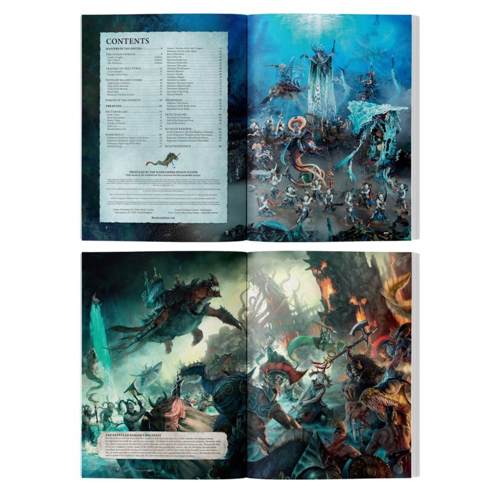 Warhammer: age of sigmar Battletome: Idoneth Deepkin (English)