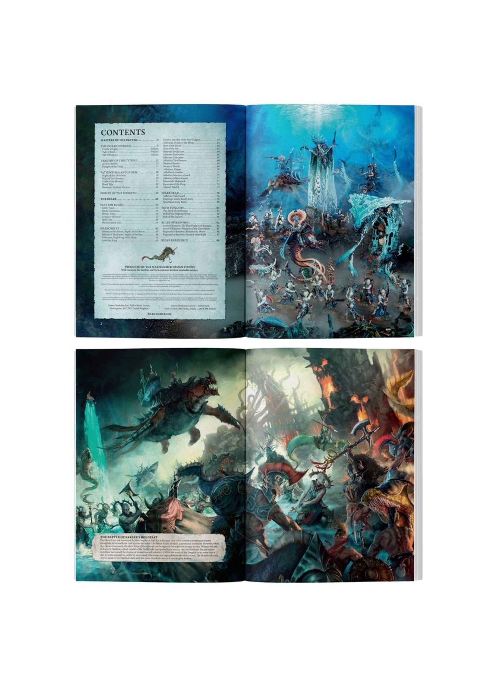 Warhammer: age of sigmar Battletome: Idoneth Deepkin (English)