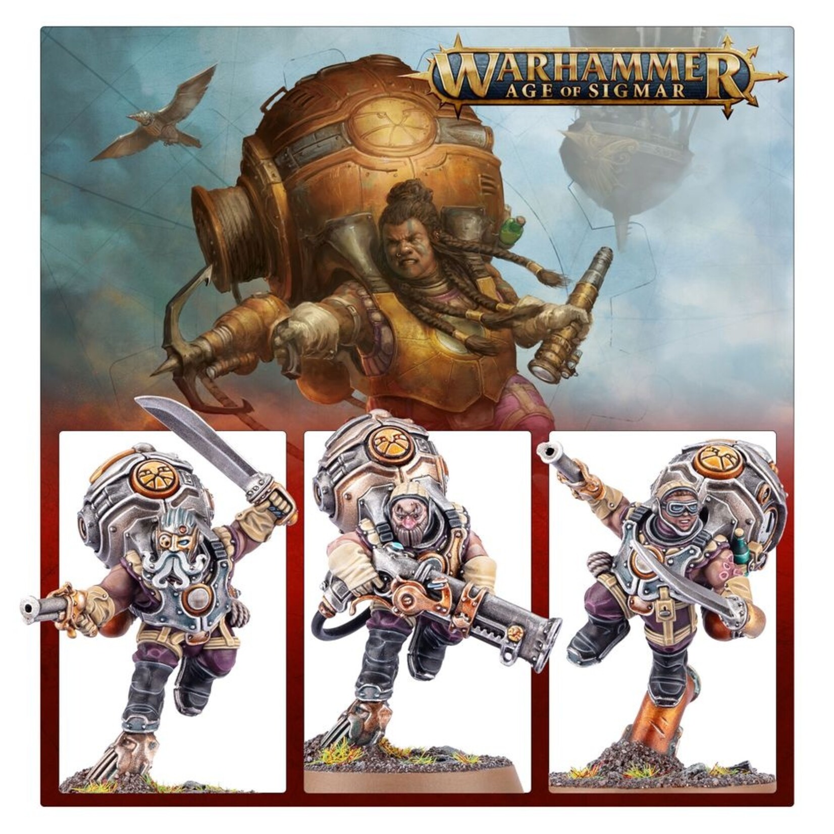 Warhammer: age of sigmar Kharadron Overlords - Vongrim Harpoon Crew