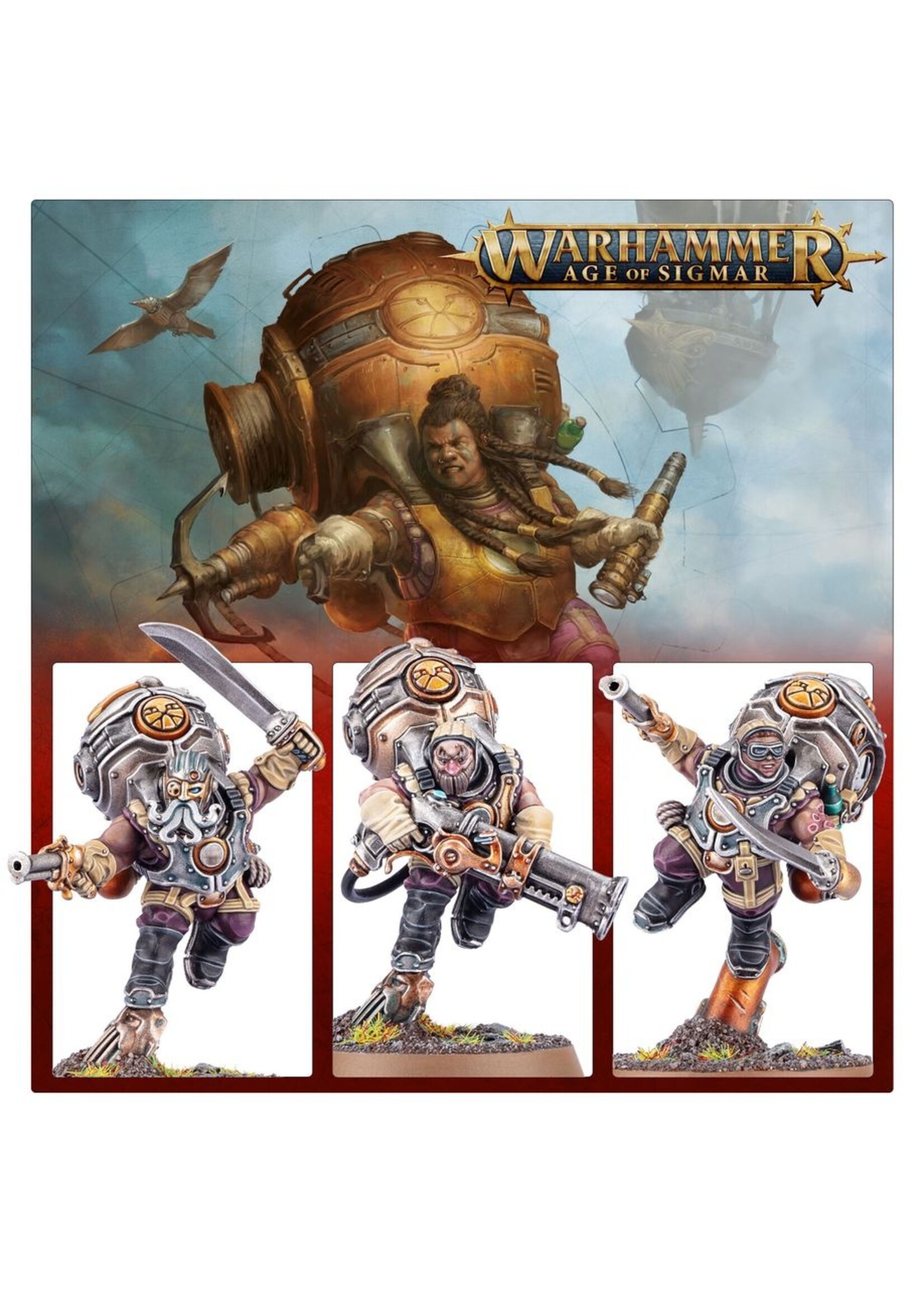 Warhammer: age of sigmar Kharadron Overlords - Vongrim Harpoon Crew