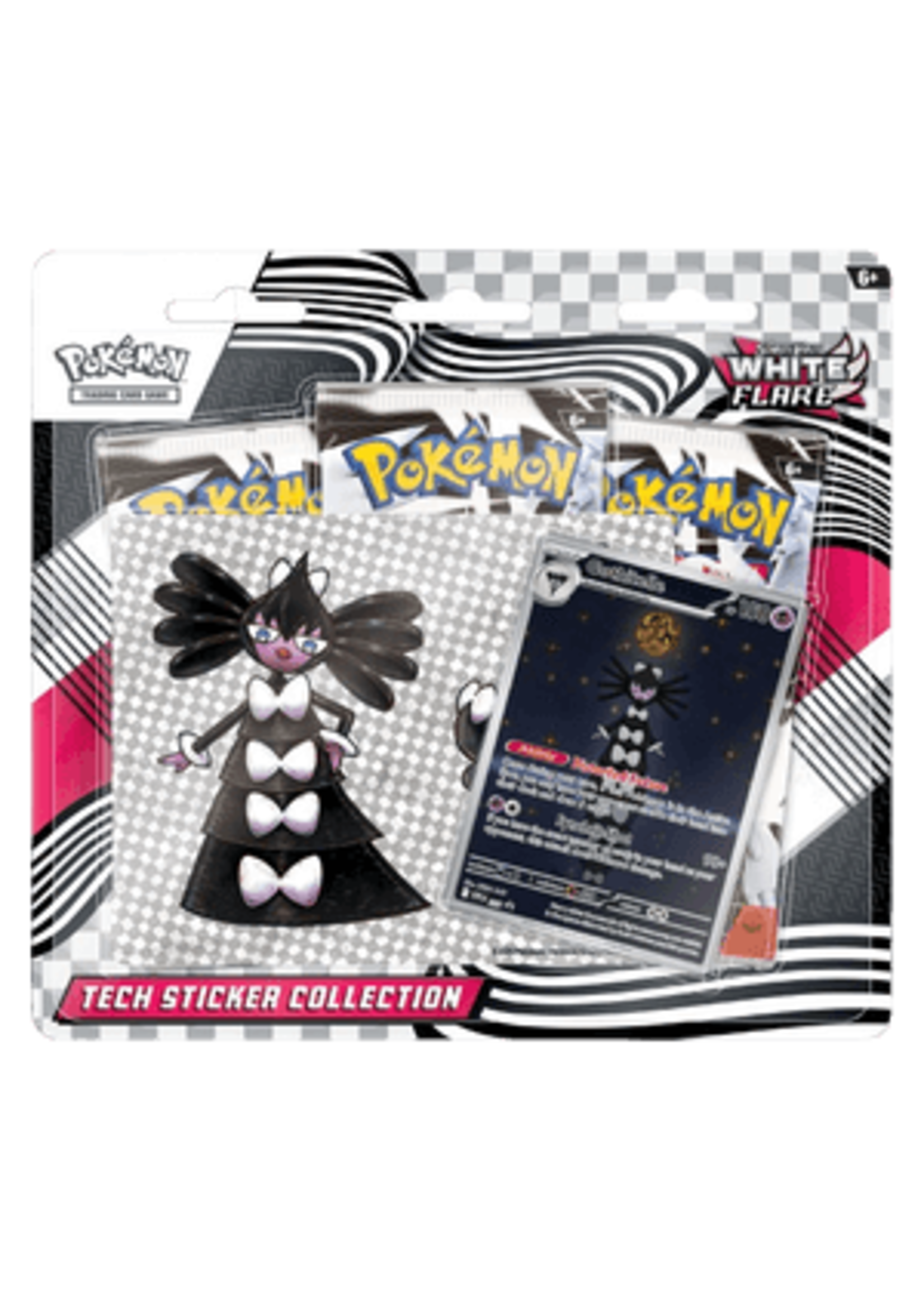 Pokémon Pokemon White Flare: Tech Sticker (blister) - Gothitelle