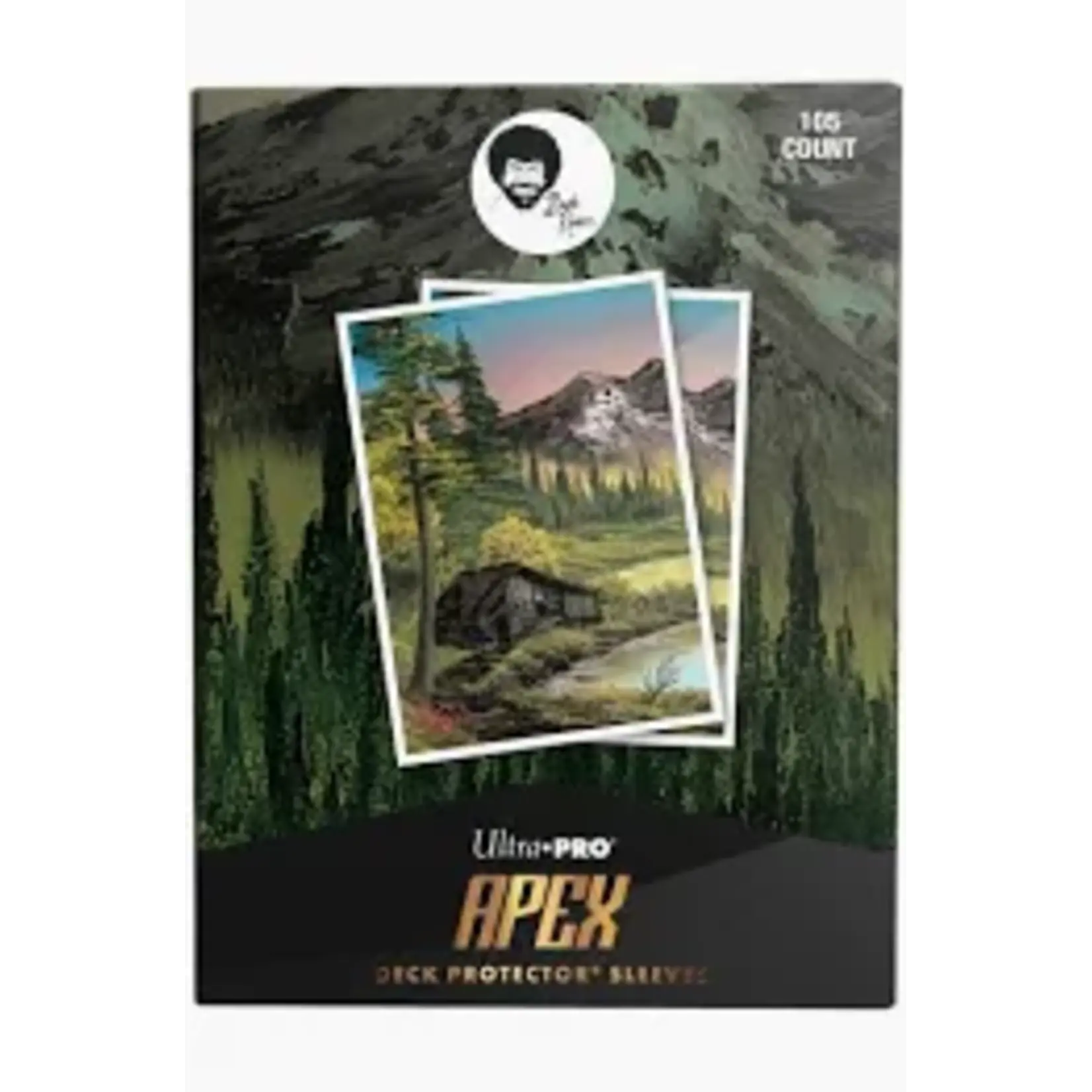 Ultra pro UP - Mountain Retreat 105ct APEX Deck Protector Sleeves for Bob Ross