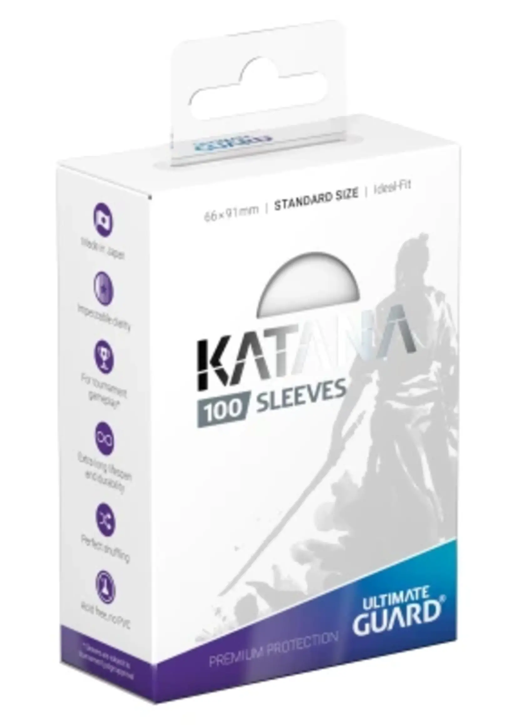 Ultimate Guard Ultimate Guard Katana Sleeves Standard Size (100) - Transparent