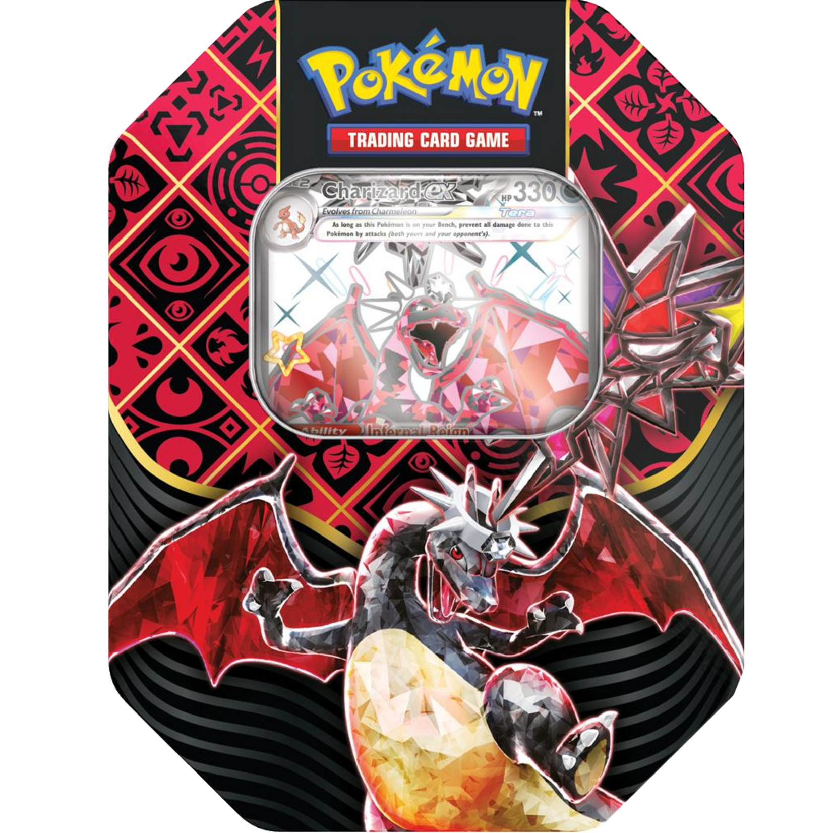 Pokémon Paldean Fates: Tera Charizard ex Tin