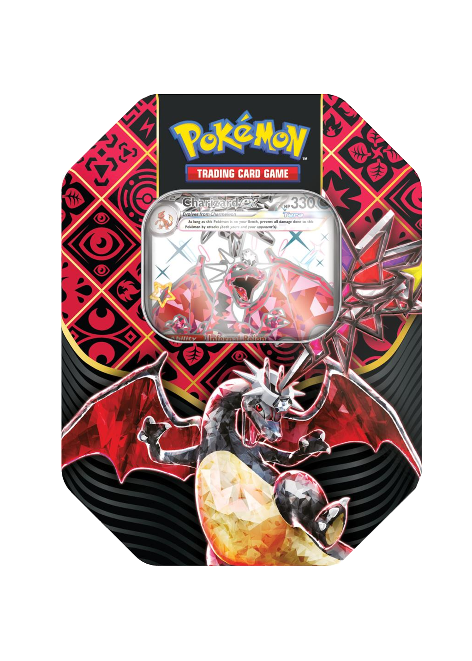 Pokémon Paldean Fates: Tera Charizard ex Tin