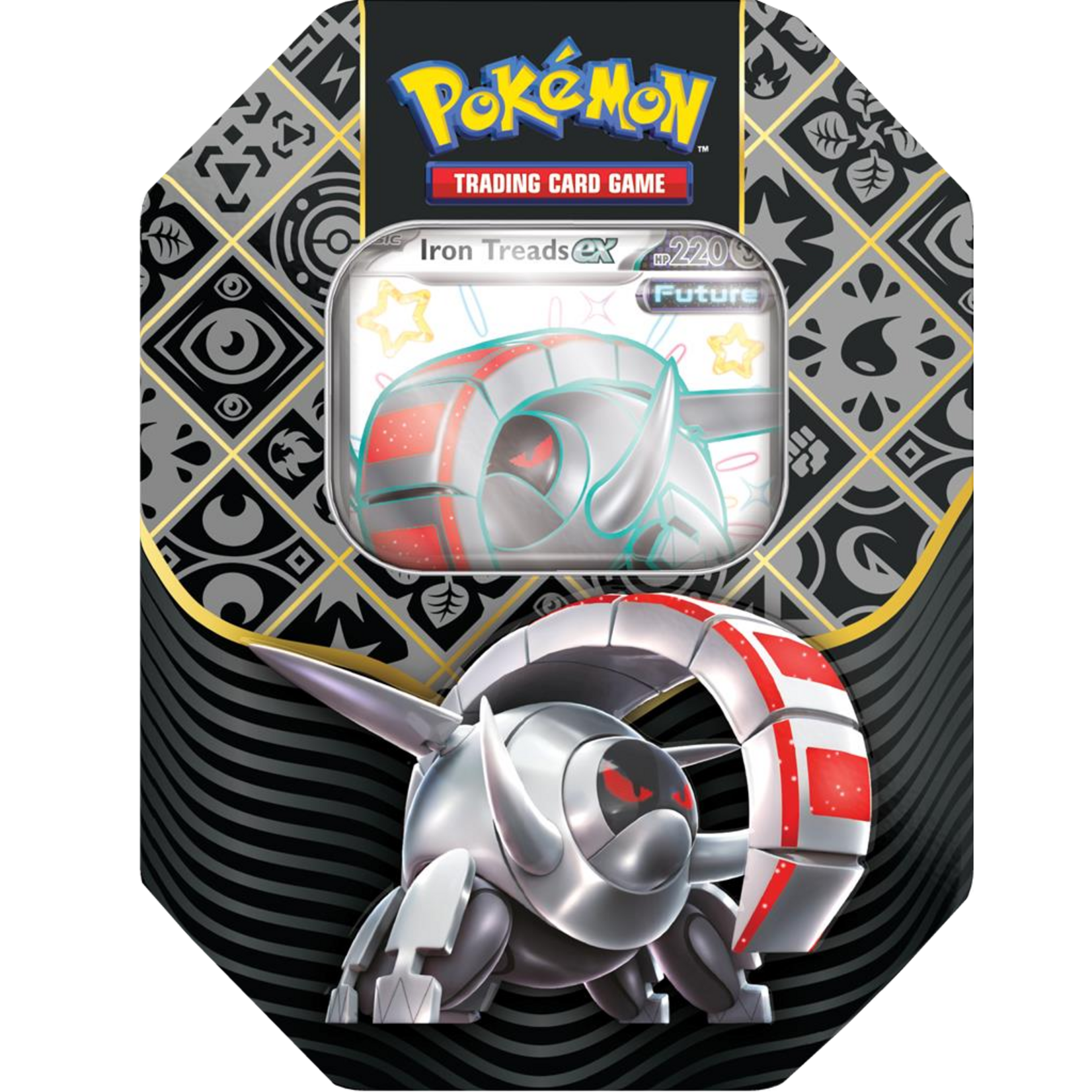 Pokémon Paldean Fates: Iron Treads ex Tin