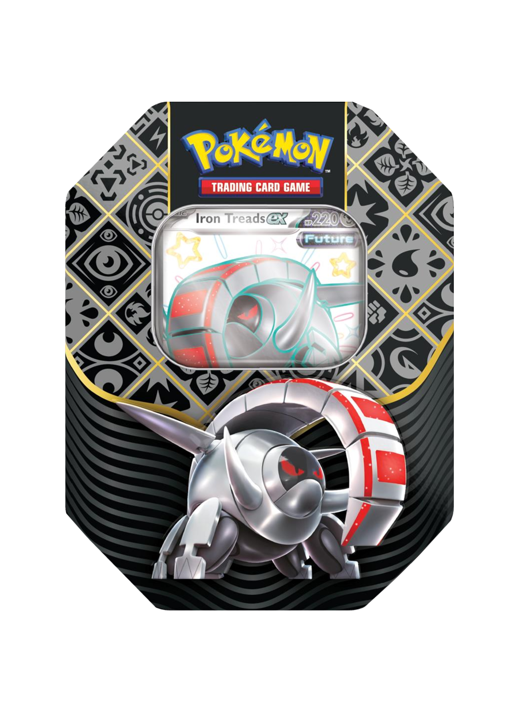 Pokémon Paldean Fates: Iron Treads ex Tin