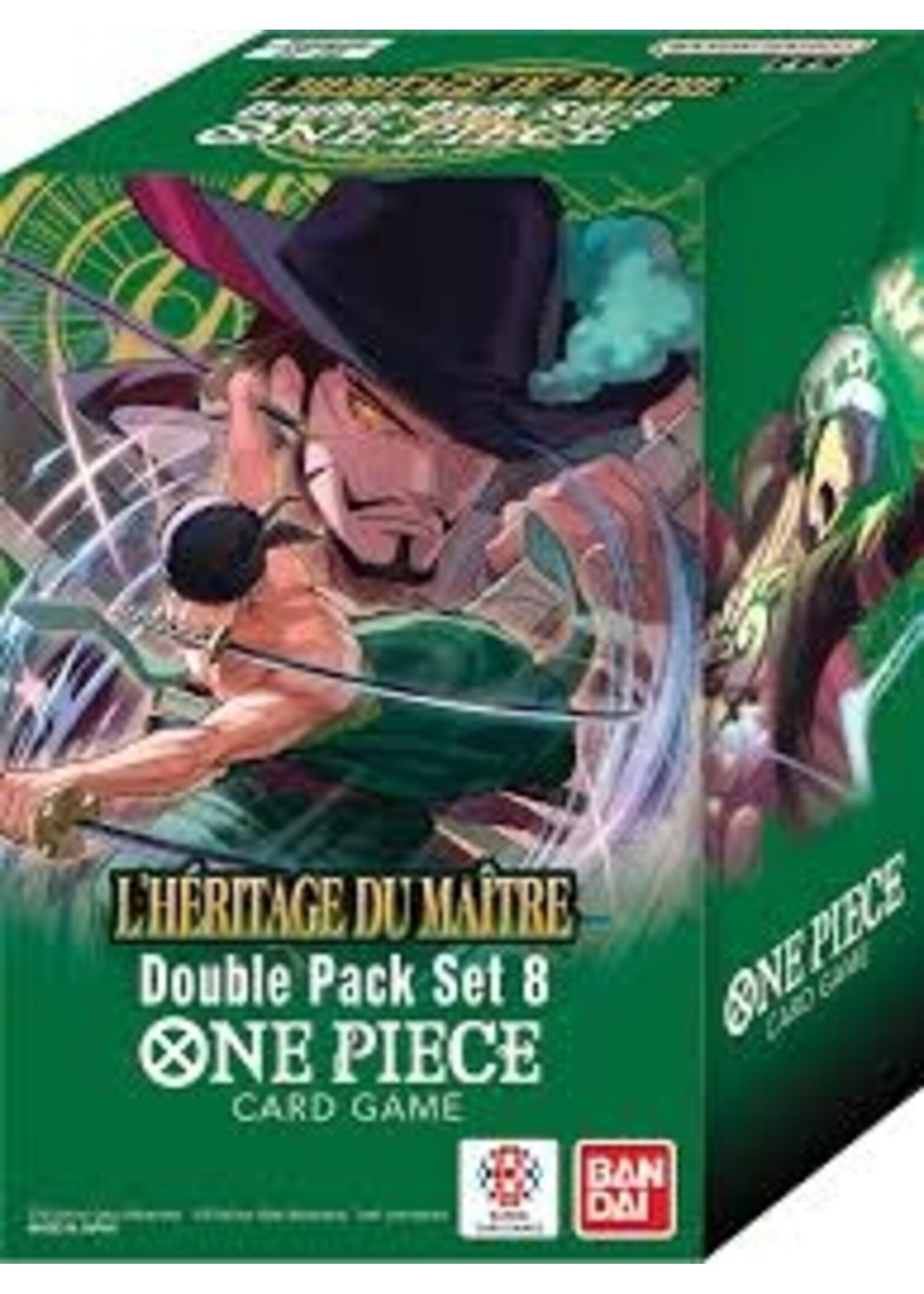 Bandai Namco One Piece Card Game Double Pack Set DP08 - Legacy Of The Master