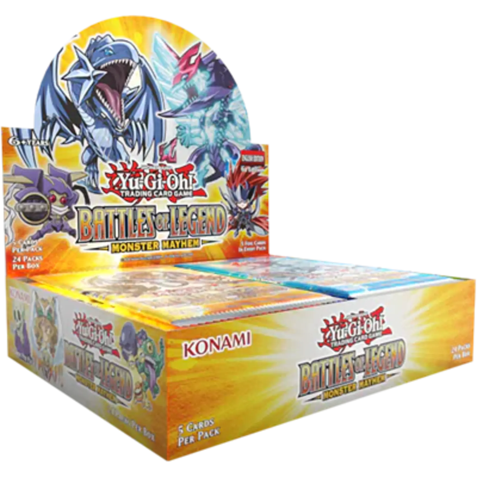 yugioh Yu-Gi-Oh: Battle of Legends: Monster Mayhem Booster Display