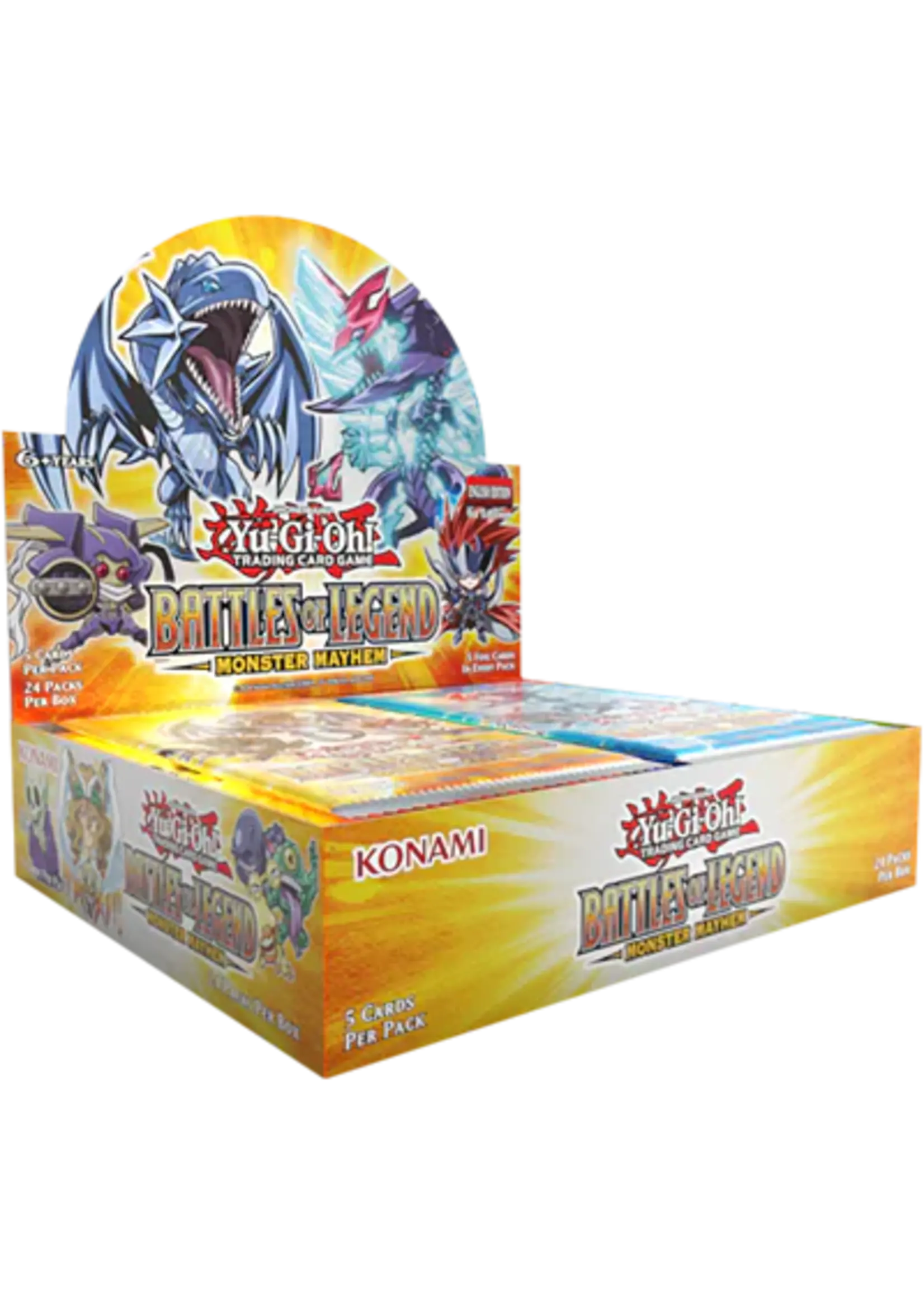 Blackfire Entertainment Yu-Gi-Oh: Battle of Legends: Monster Mayhem Booster Display