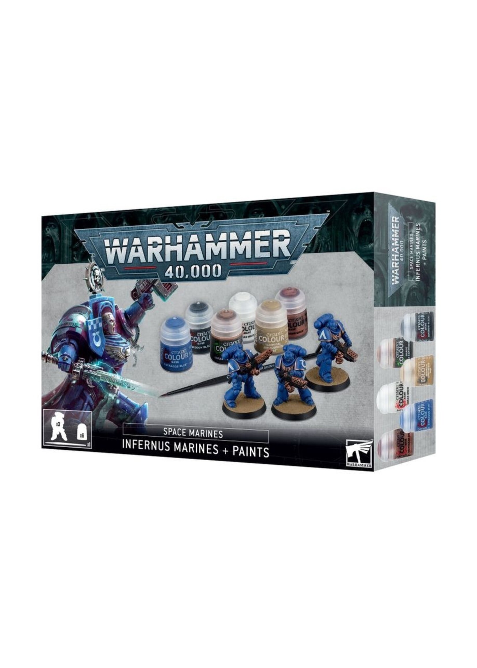 Warhammer: 40.000 Space Marines: Infernus Marines + Paints set