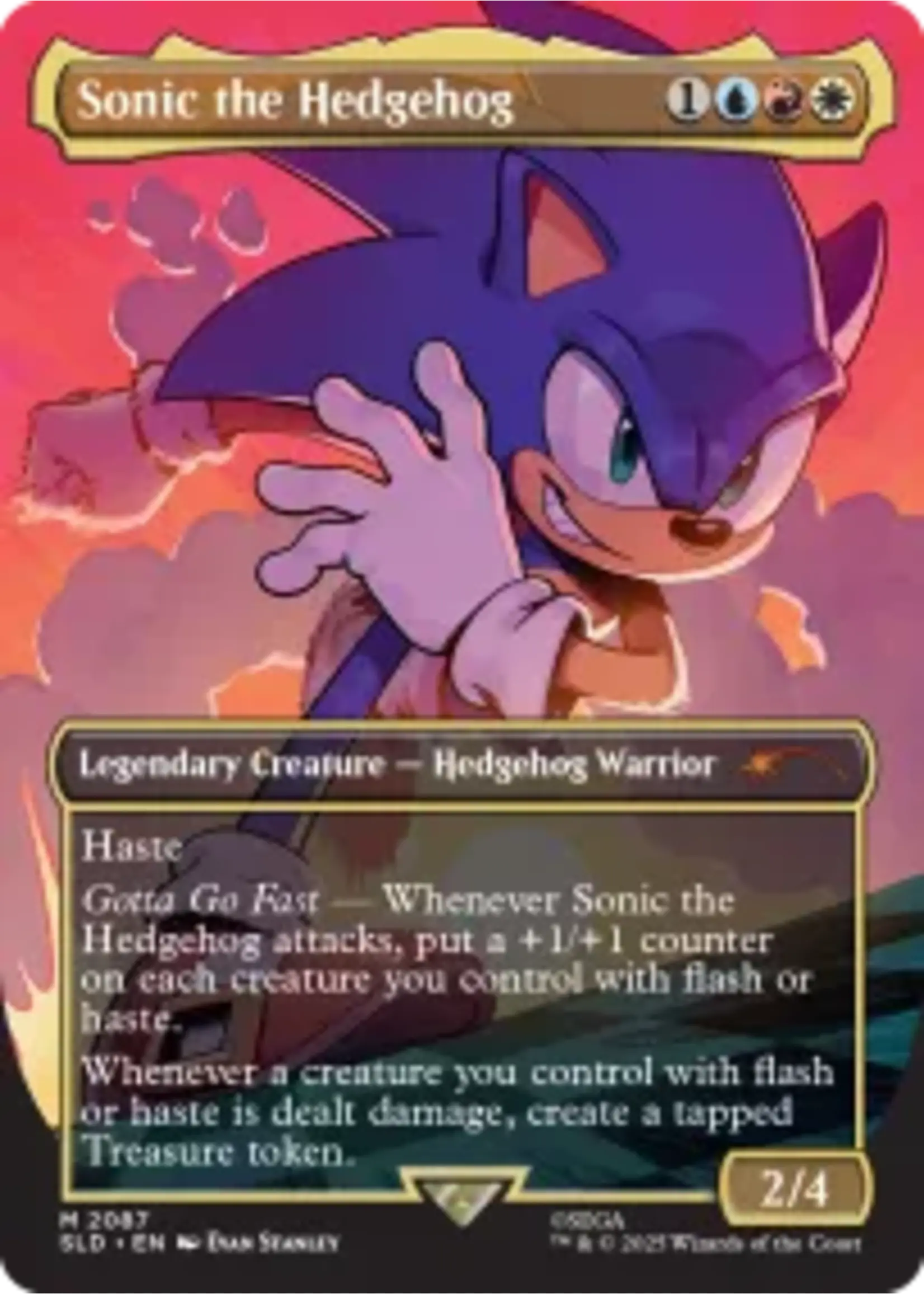 Magic the gathering Secret Lair x Sonic: Friends & Foes - Magic The Gathering