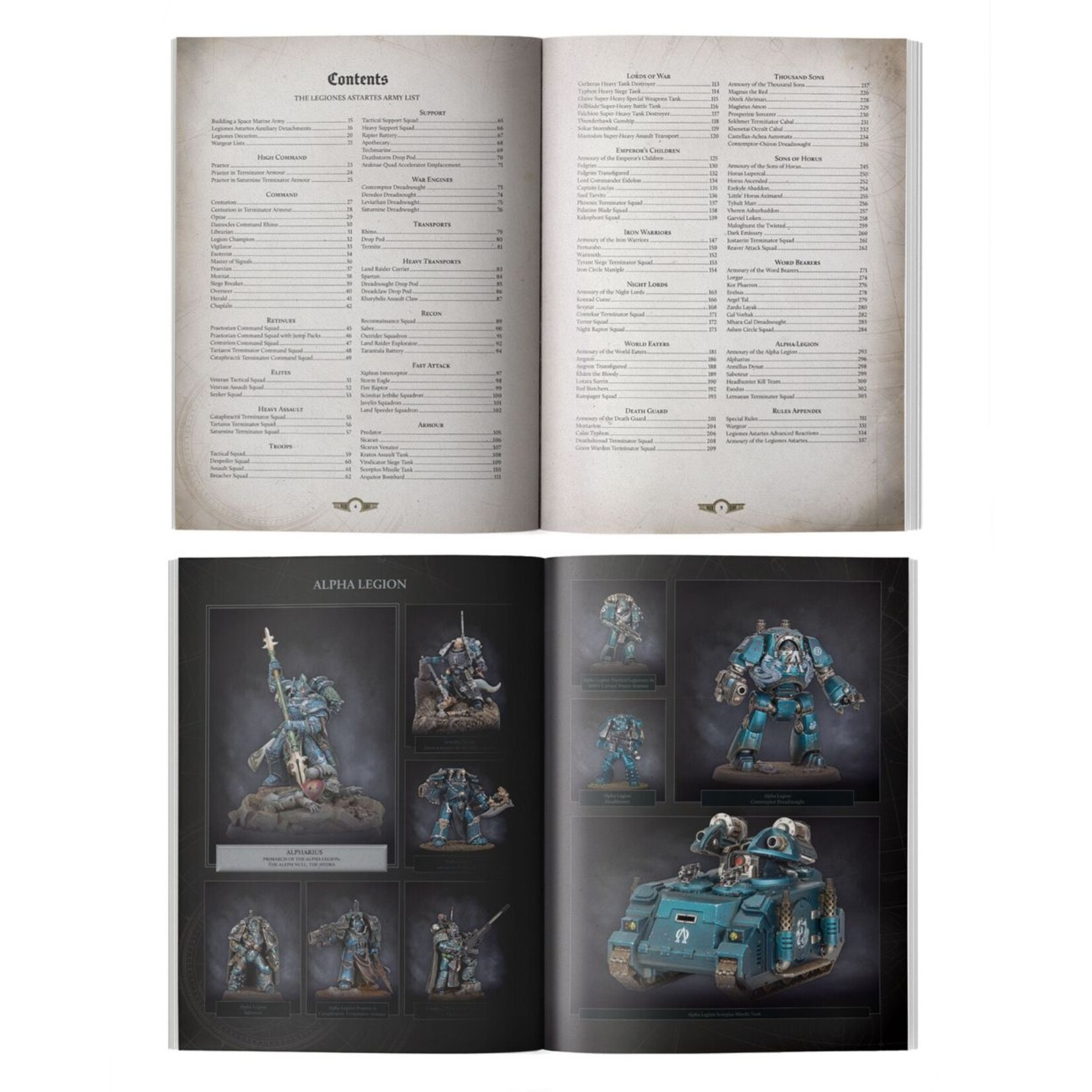 Warhammer: Horus Heresy Liber Hereticus: Traitor Legiones Astartes Army Book