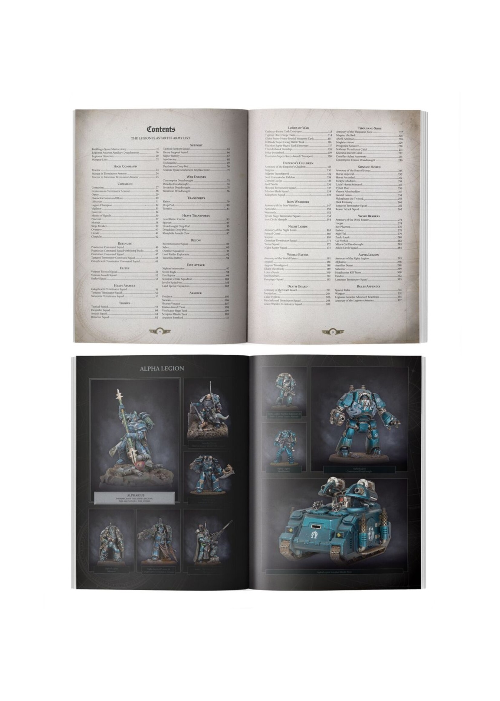 Warhammer: Horus Heresy Liber Hereticus: Traitor Legiones Astartes Army Book