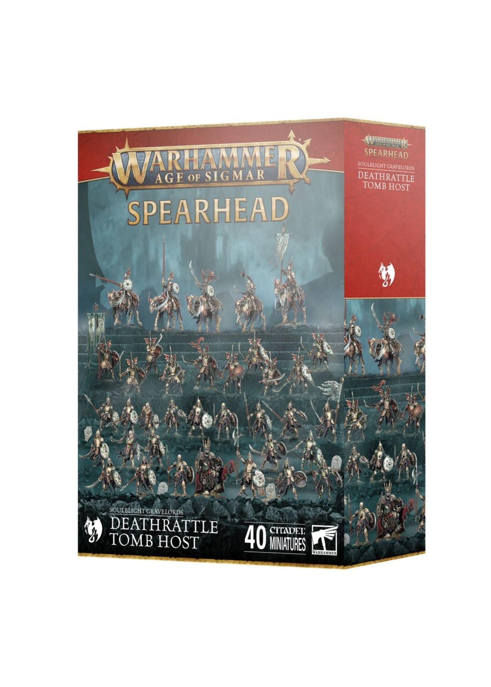 Warhammer: age of sigmar Spearhead: Soulblight Gravelords: Deathrattle Tomb Host