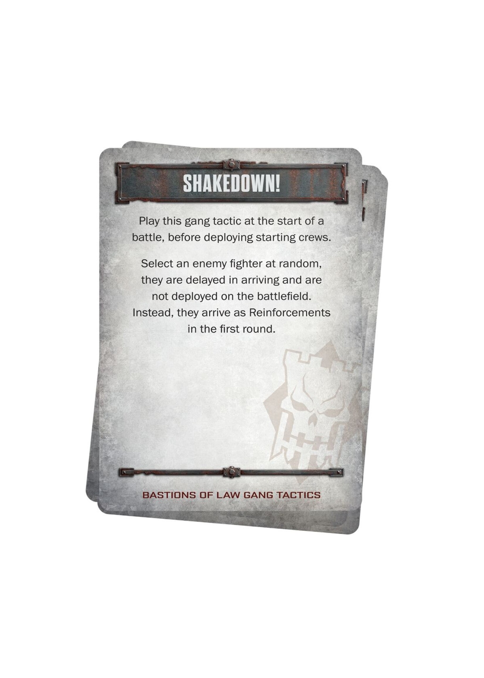 Necromunda: Bastions Of Law Tactics Cards