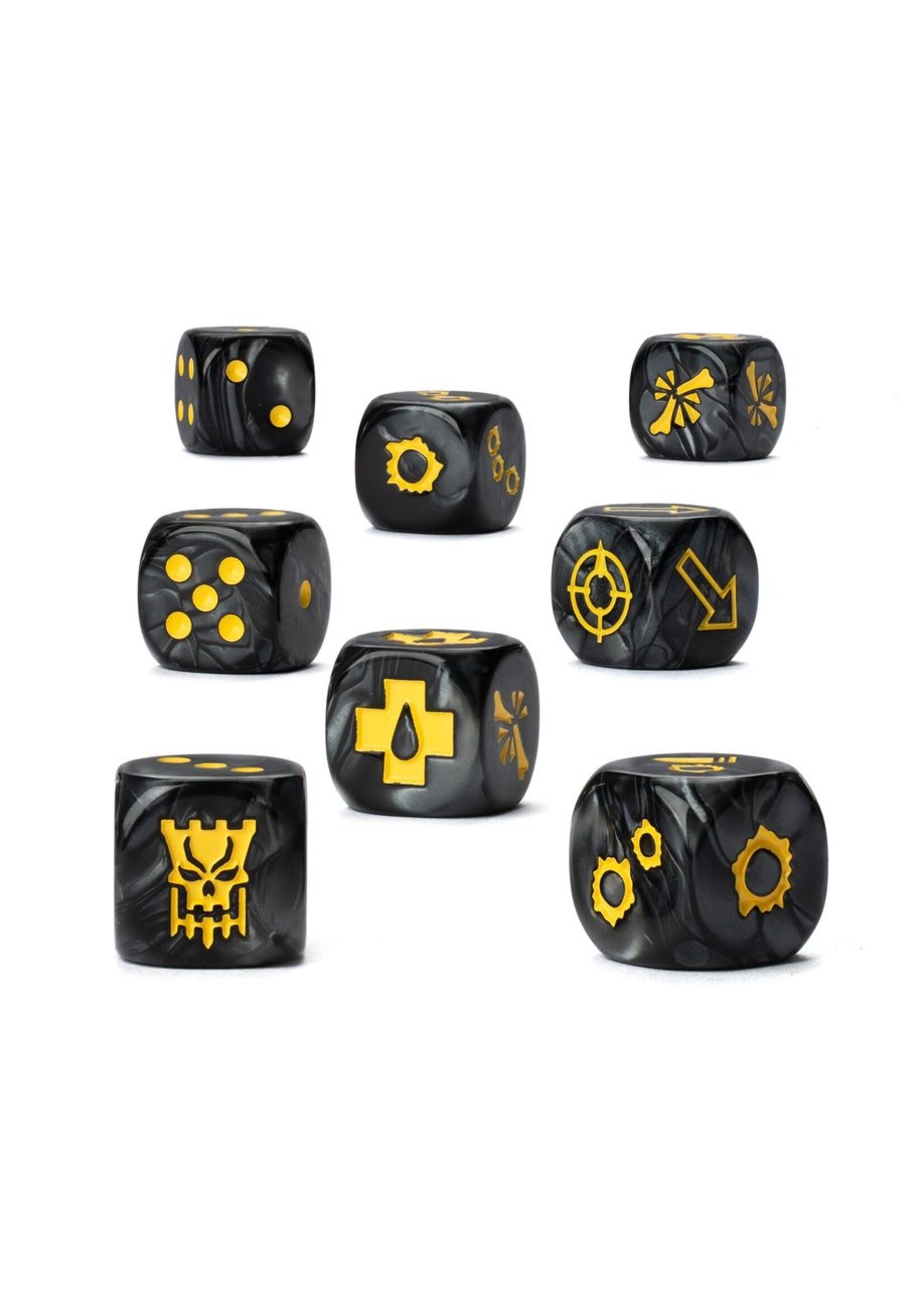 Necromunda:Bastions Of Law Gang Dice Set