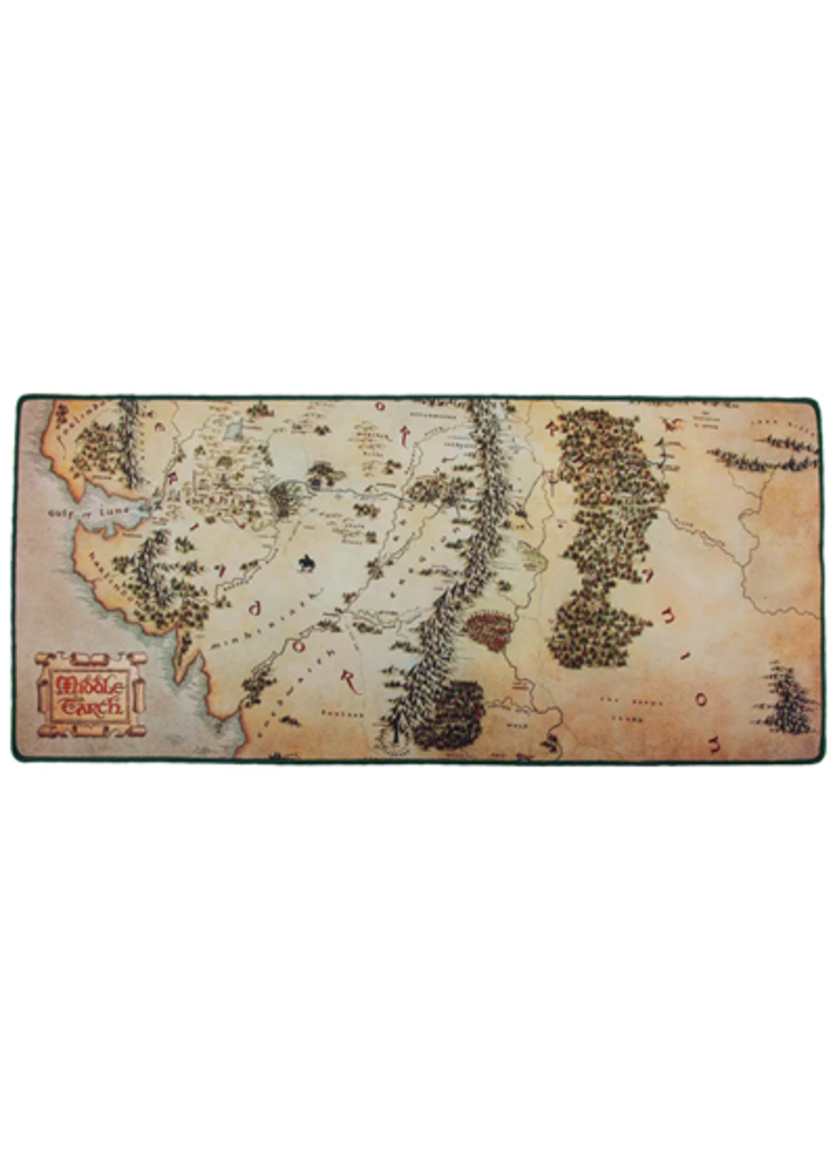 Desk Mat - Middle earth Map - The Lord of the Rings XL