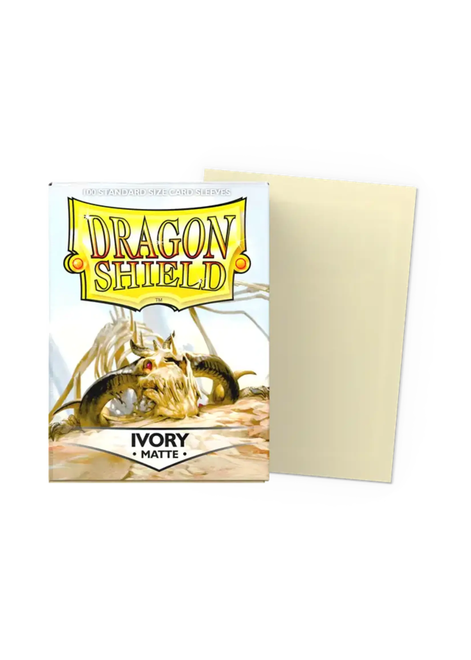 DRAGON SHIELD Dragon Shield - 100 Matte Sleeves : Ivory