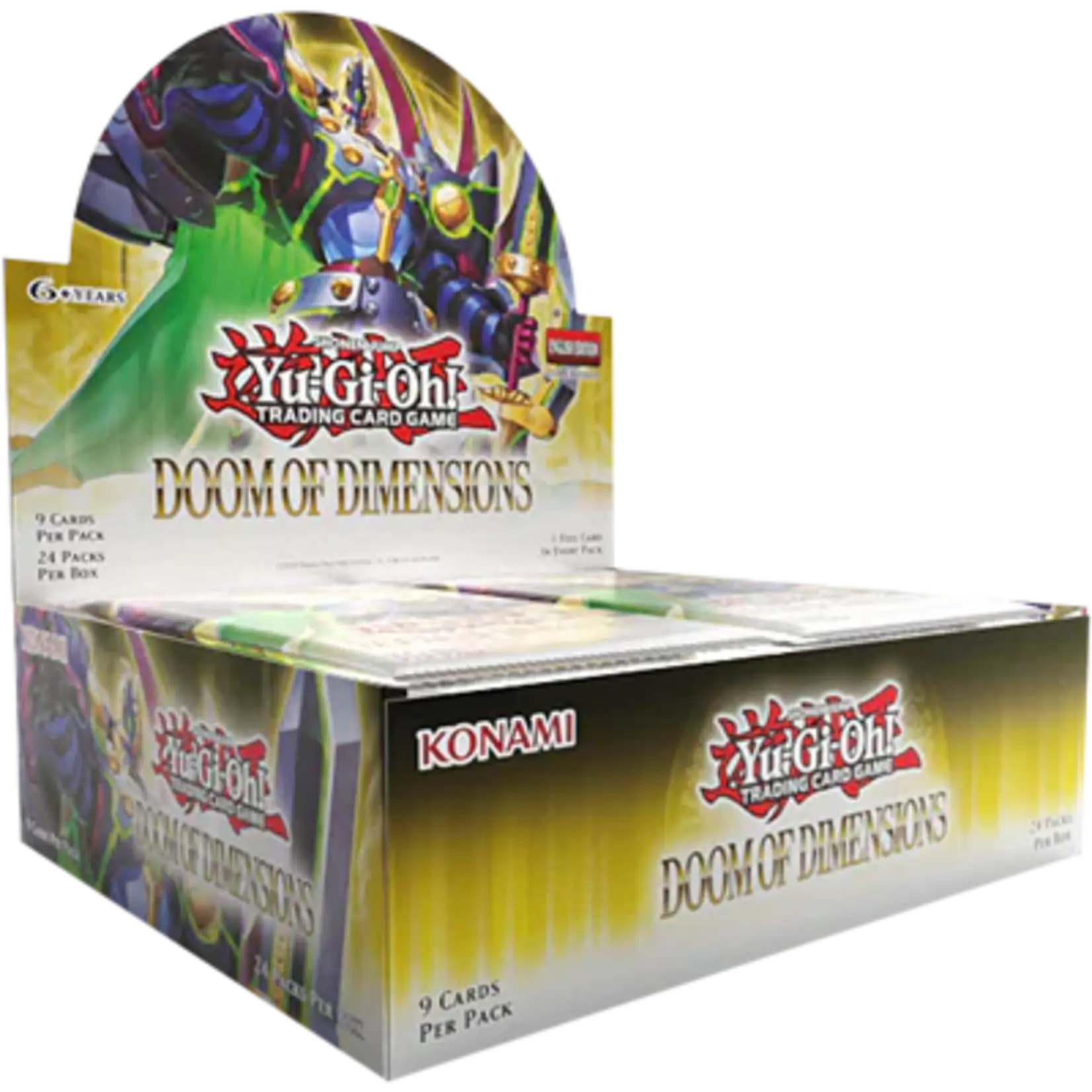 yugioh Yu Gi Oh: Doom of Dimensions Booster Display (24 Packs) - EN