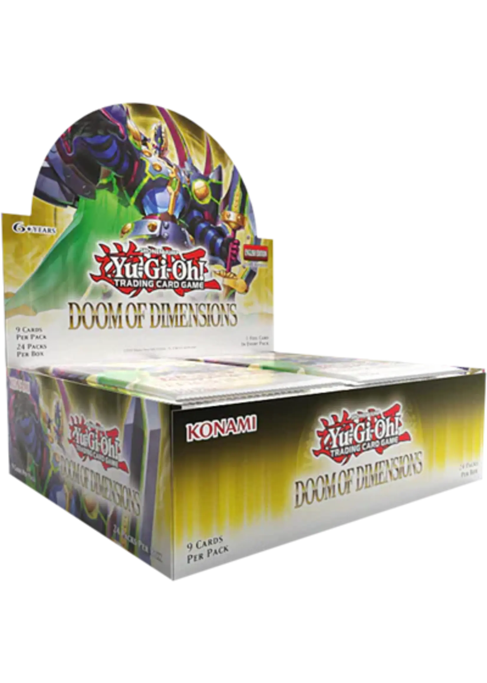 yugioh Yu Gi Oh: Doom of Dimensions Booster Display (24 Packs) - EN