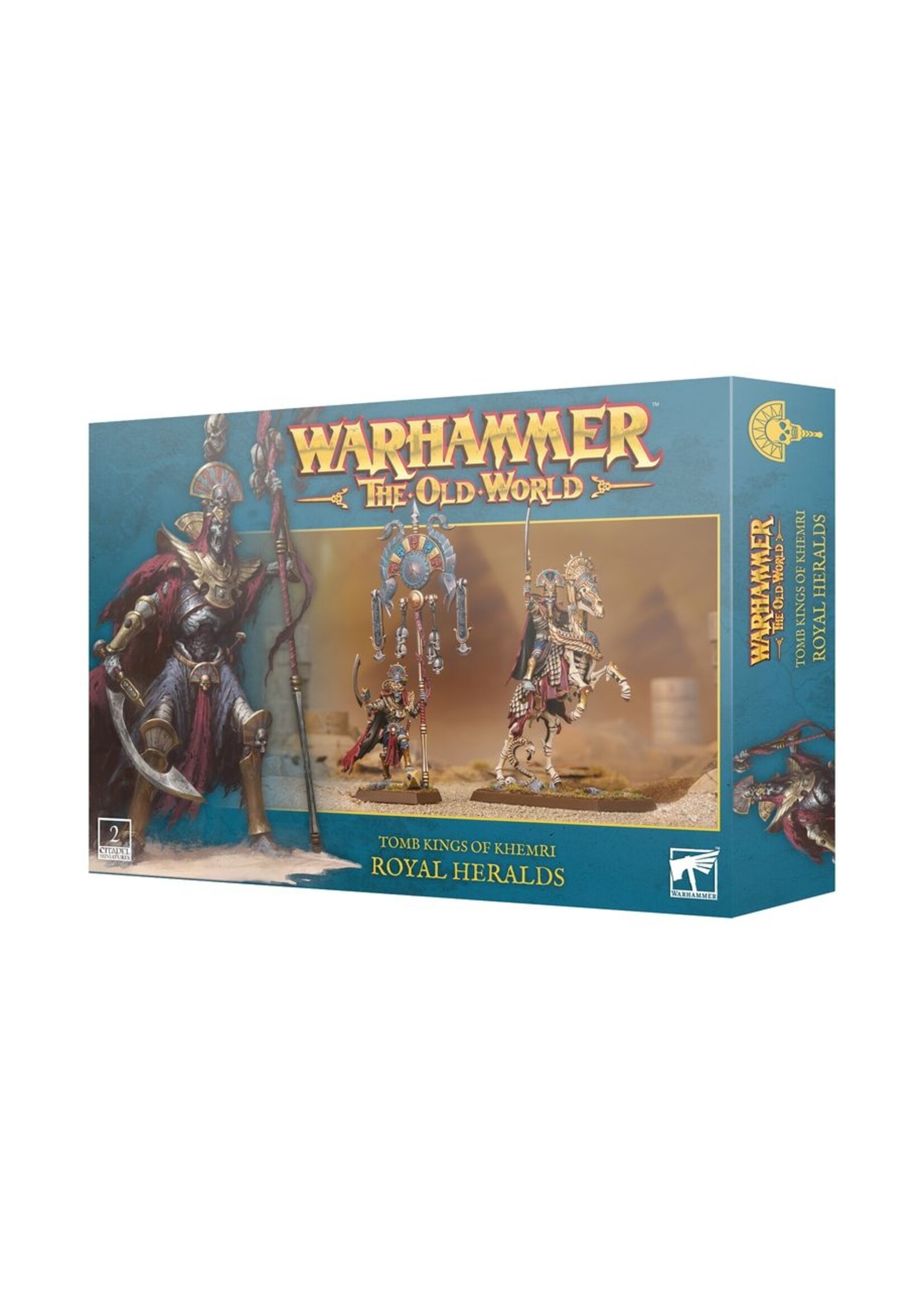 warhammer the old world (Pre-Order 18/10) Tomb Kings Of Khemri: Royal Heralds