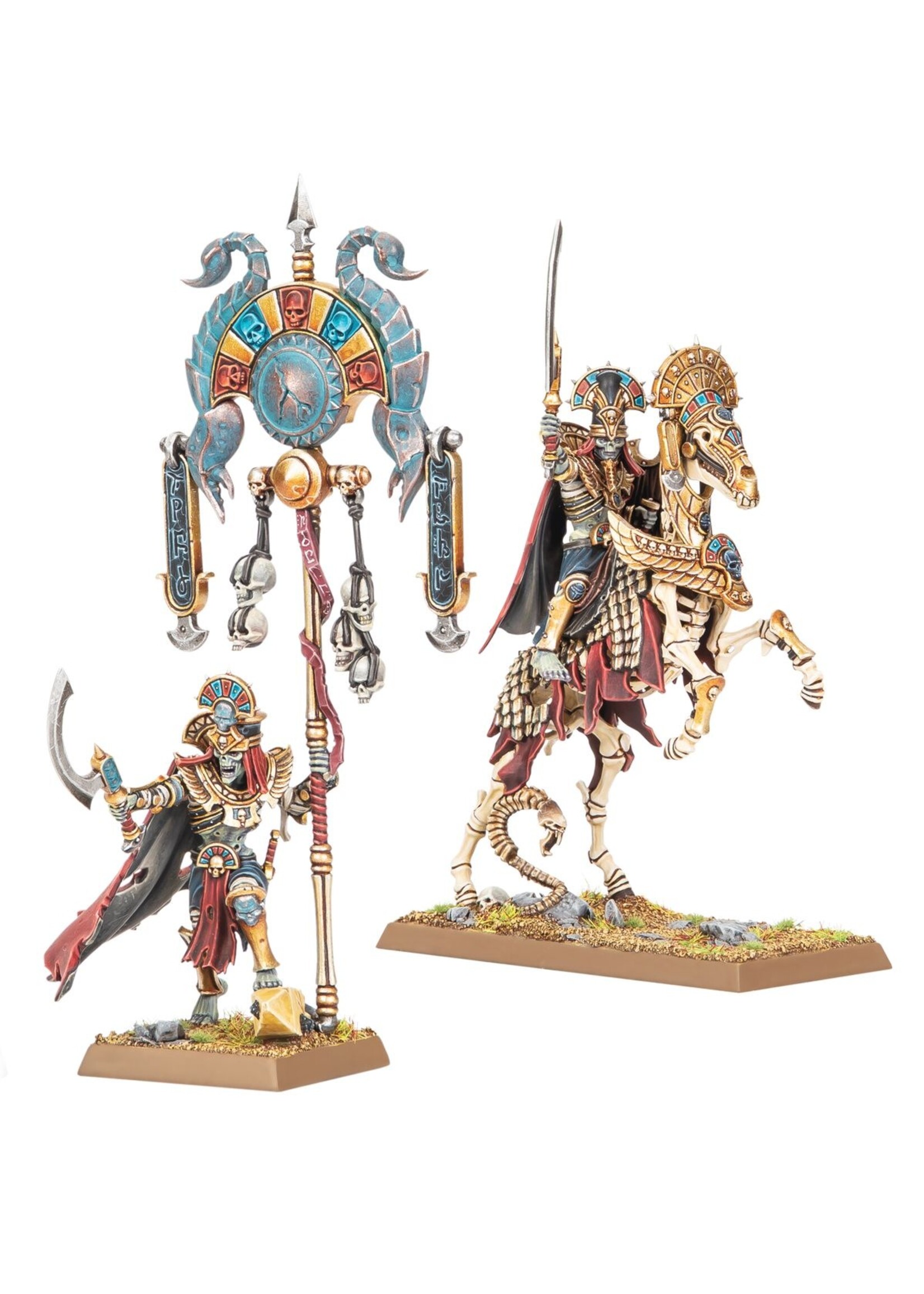 warhammer the old world (Pre-Order 18/10) Tomb Kings Of Khemri: Royal Heralds