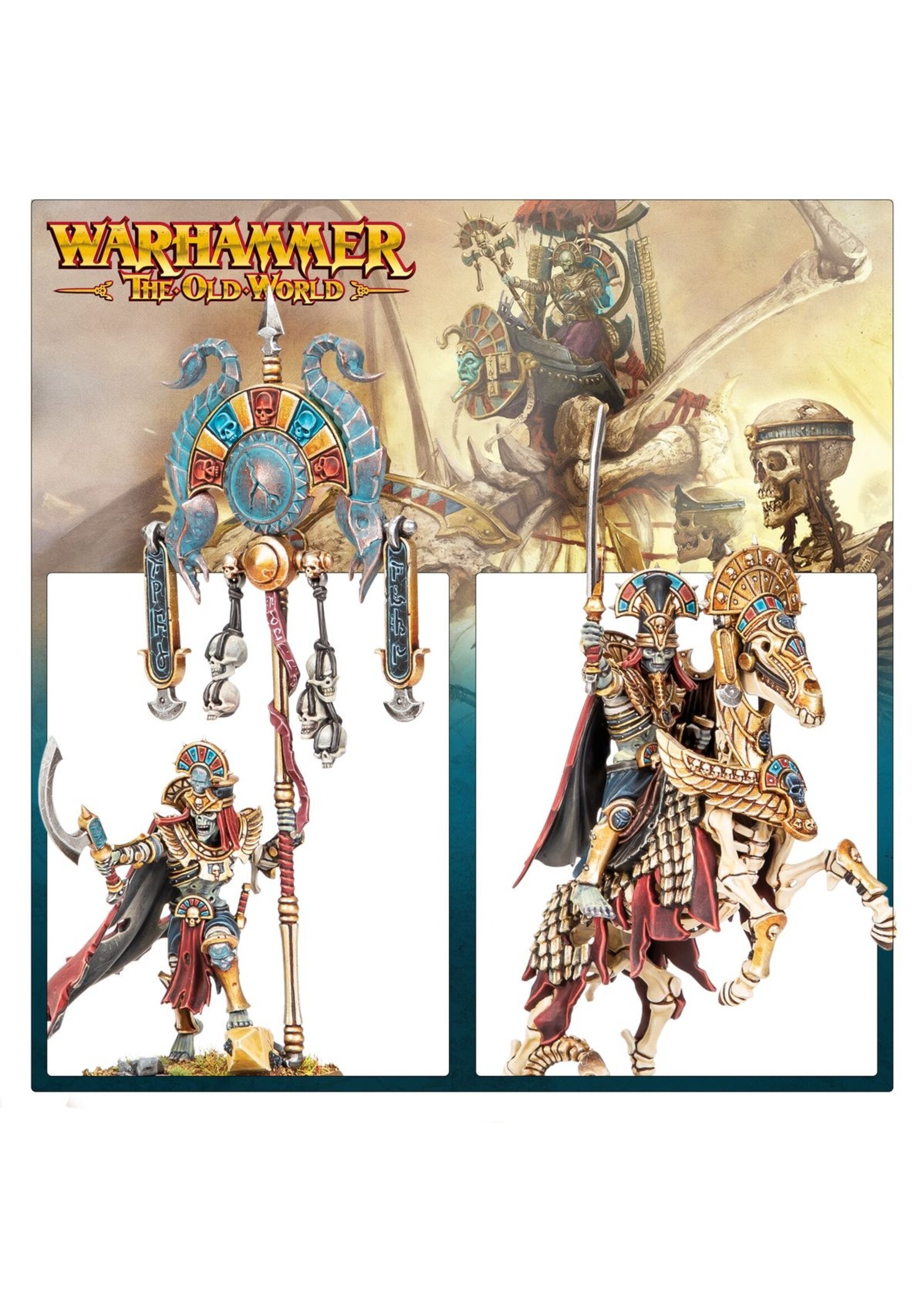 warhammer the old world (Pre-Order 18/10) Tomb Kings Of Khemri: Royal Heralds